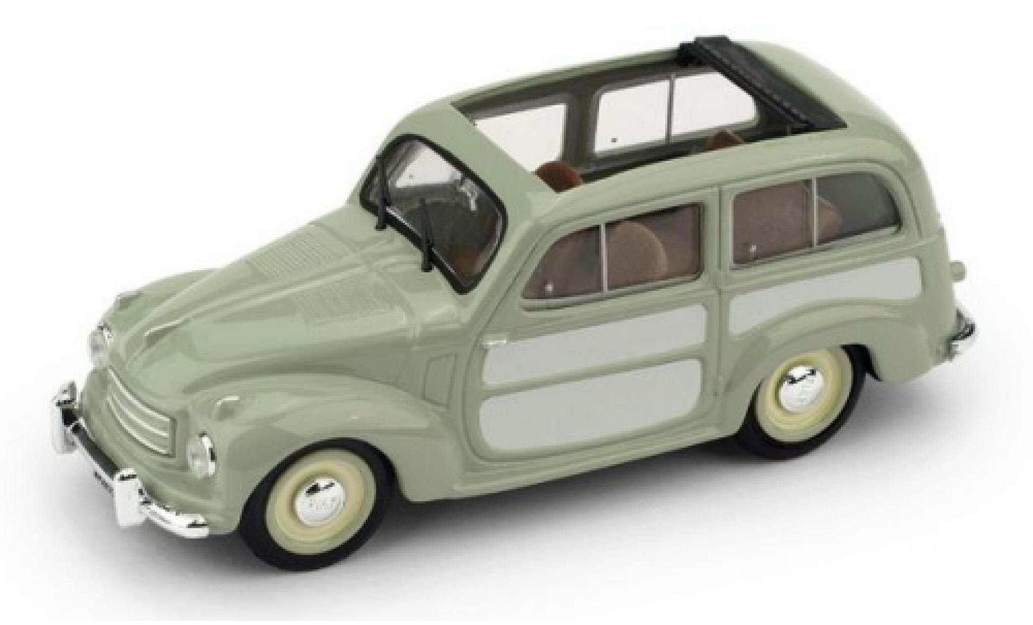 Fiat 500 1/43 Brumm C Belvedere verde/grigio 1951 toit rabattable ouvert modellino in miniatura