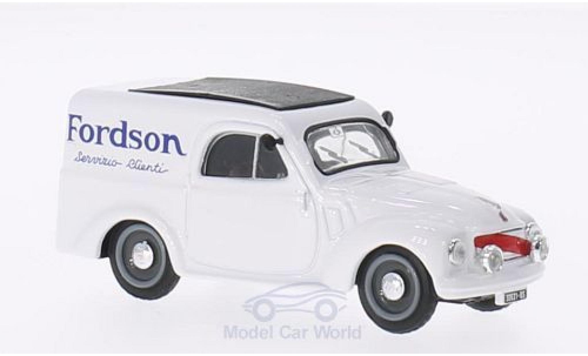 Fiat 500 L 1/43 Brumm C Furgone 1950 Fordson Servizio Clienti modellino in miniatura