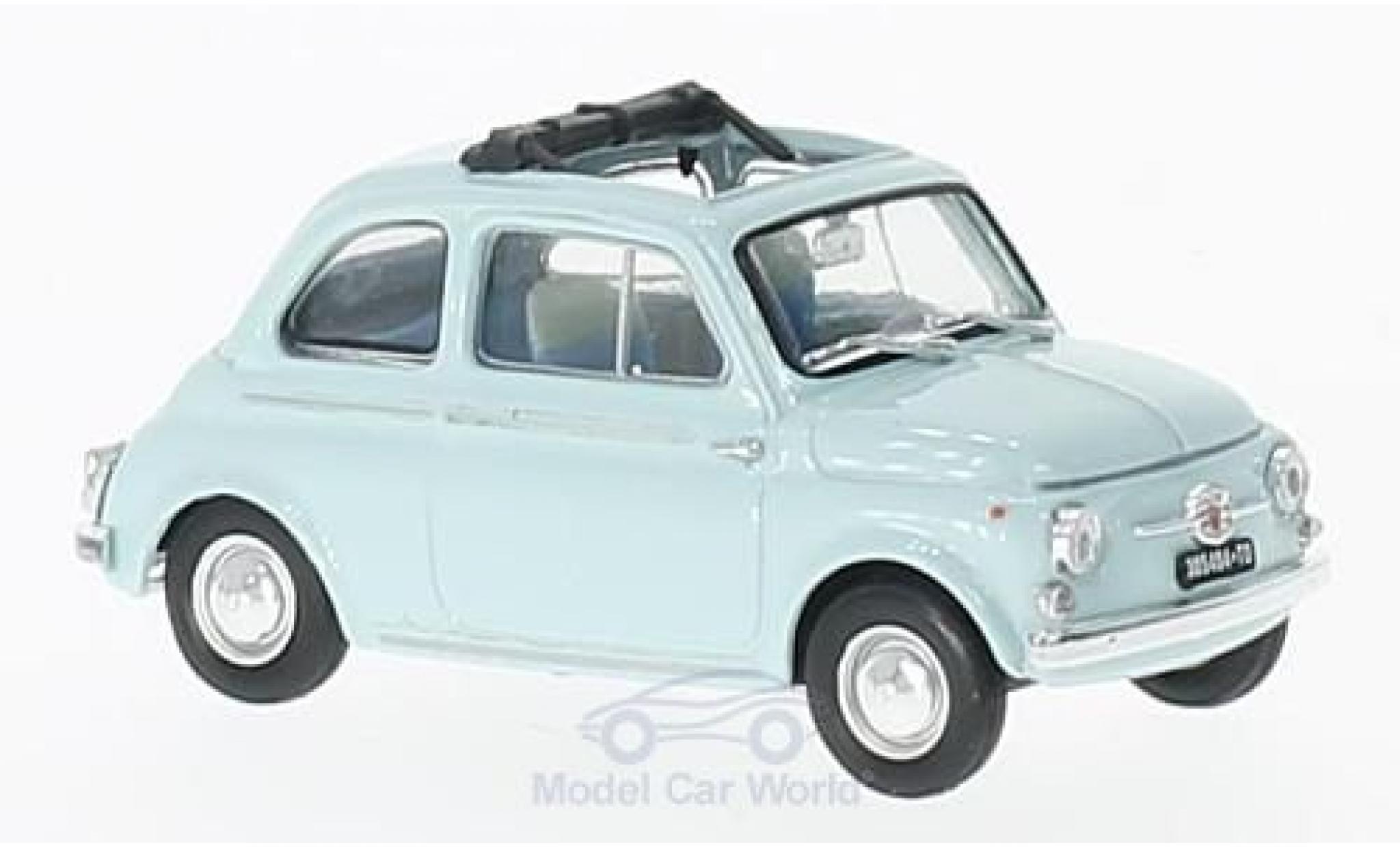 Fiat 500 1/43 Brumm D blu 1960 modellino in miniatura