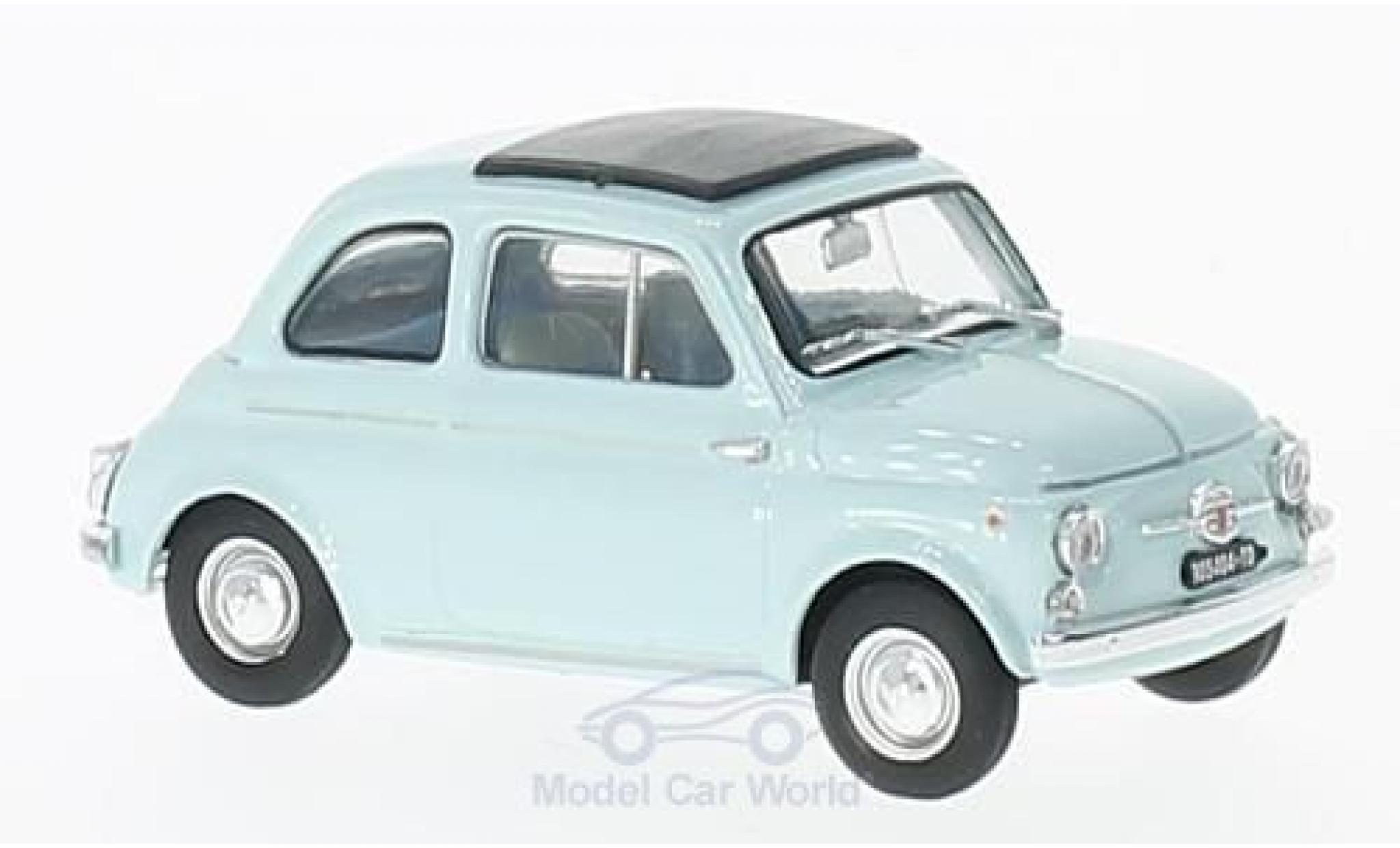 Fiat 500 1/43 Brumm D blu 1964 modellino in miniatura