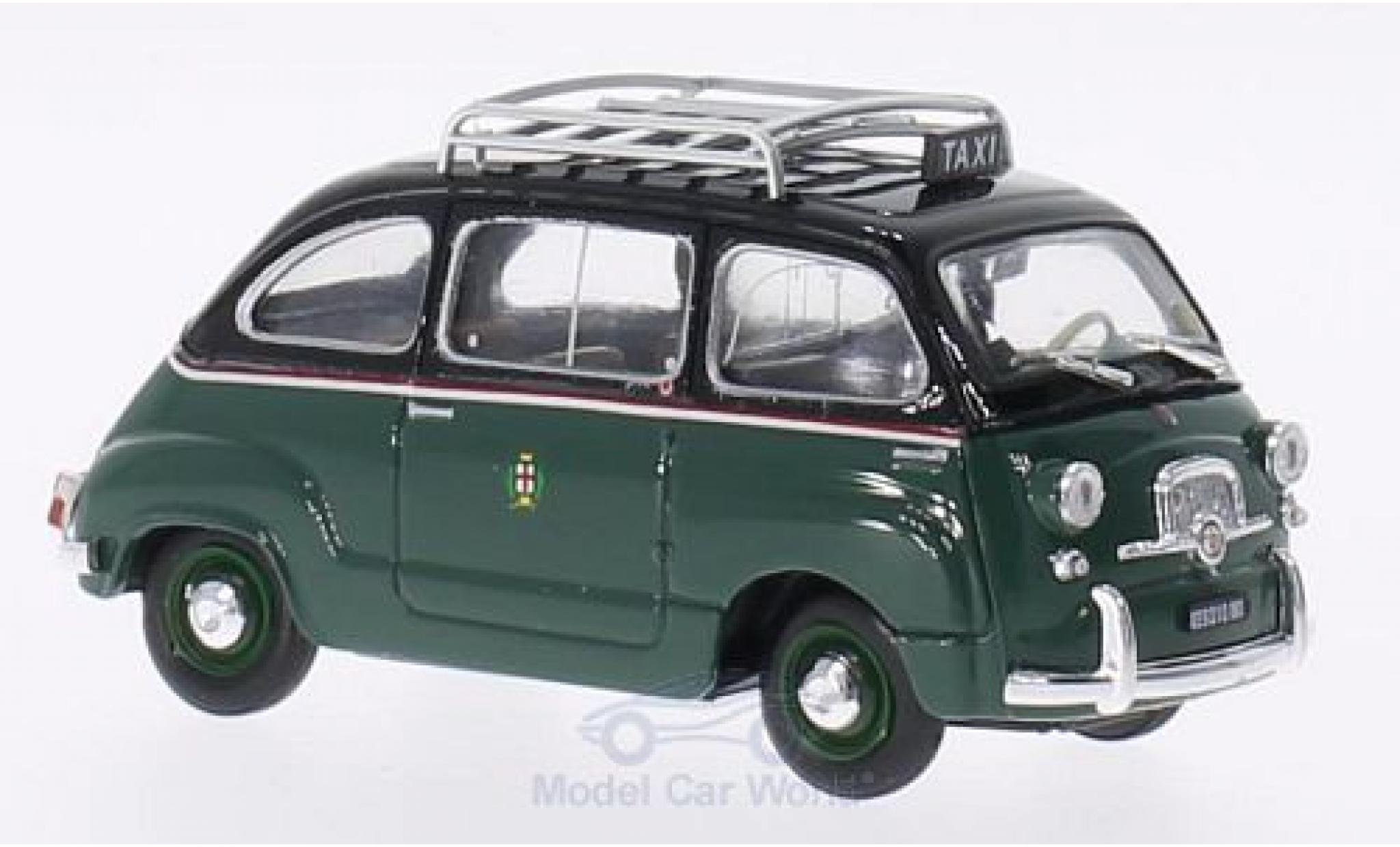 Fiat 600 1/43 Brumm D Multipla 1960 Taxi di Milano modellino in miniatura