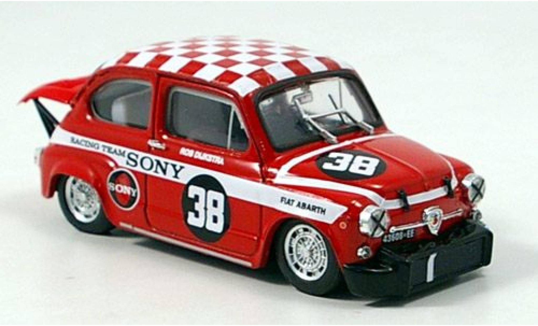 Fiat Abarth 1000 1/43 Brumm No.38 Sony Racing Team Zandvoort Trophy 1969 R.Dijkstra modellino in miniatura