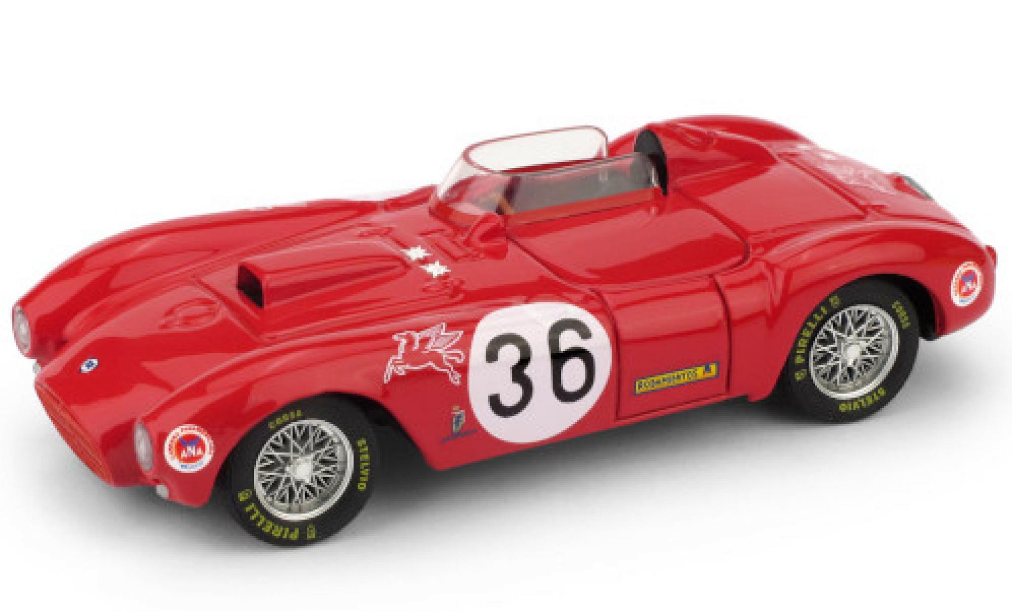 Lancia D24 1/43 Brumm RHD No.36 Carrera Panamericana 1953 J.M.Fangio modellino in miniatura