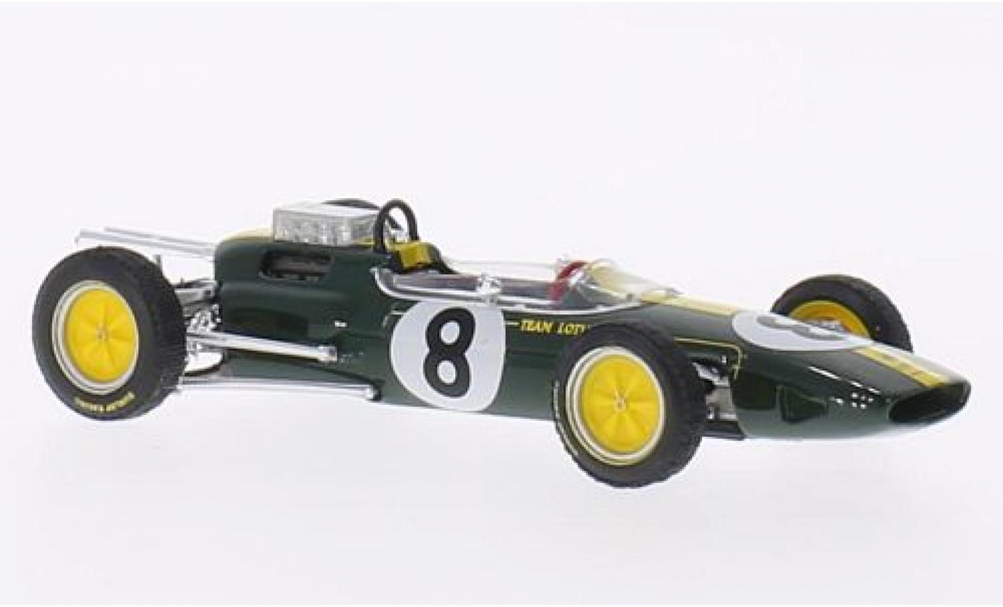 Lotus 25 1/43 Brumm No.8 Team Formel 1 GP Italien 1963 J.Clark modellino in miniatura