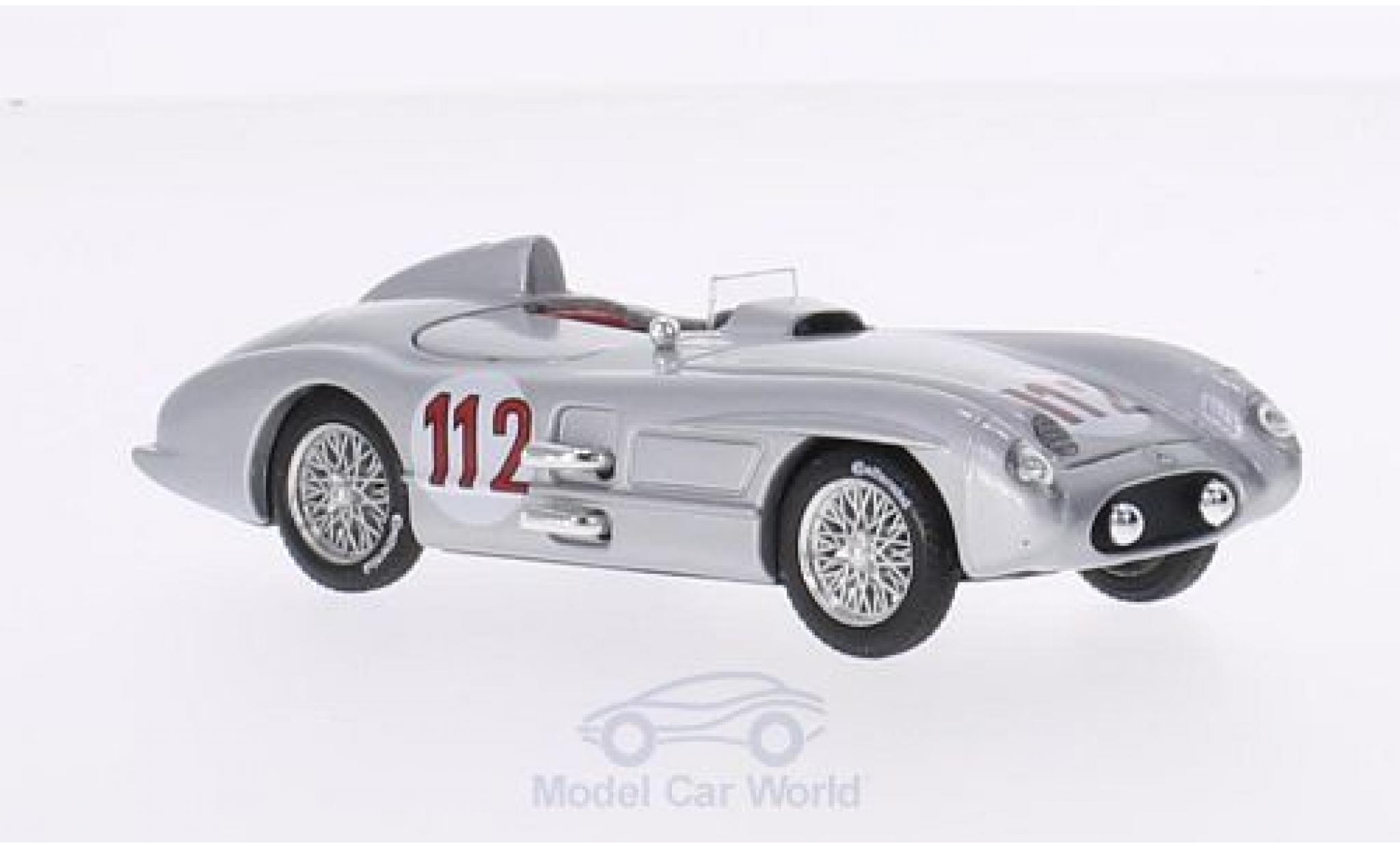 Mercedes 300 1/43 Brumm SLR No.112 Targa Florio 1955 modellino in miniatura