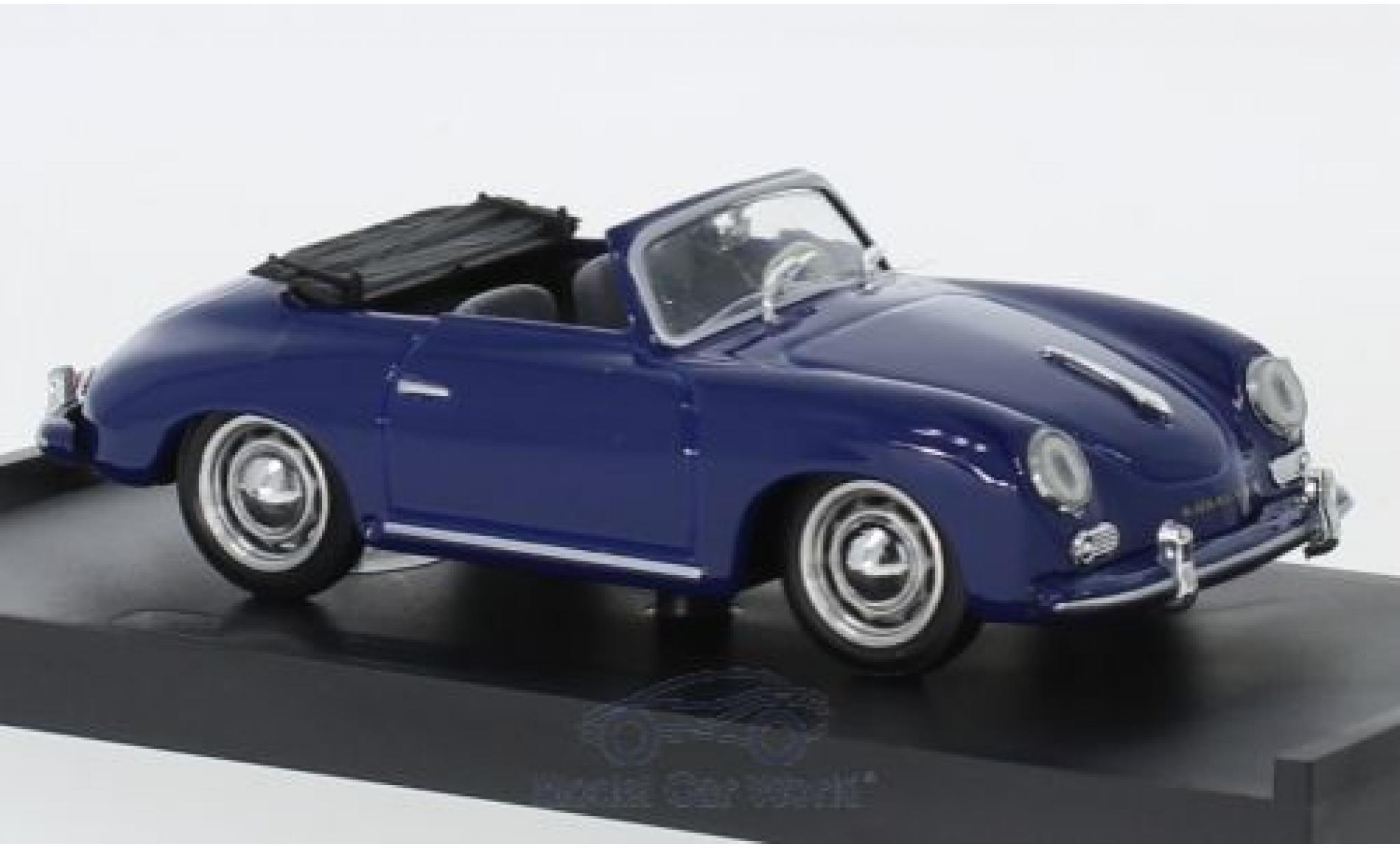 Porsche 356 1/43 Brumm Cabriolet blu 1952 modellino in miniatura