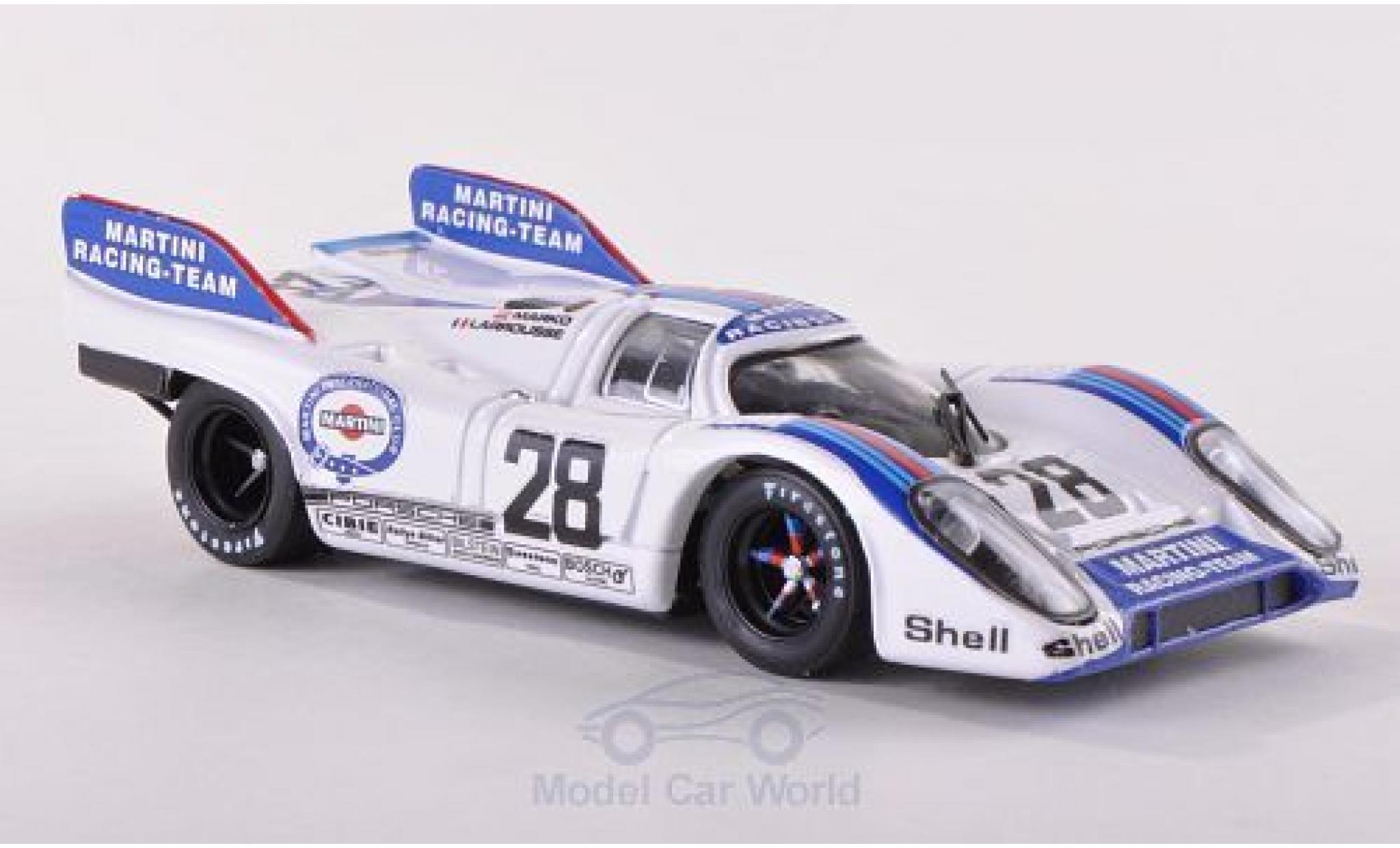 Porsche 917 1971 1/43 Brumm K No.28 Martini Racing Team Martini 1000 Km Österreich 1971 H.Marko/G.Larousse modellino in miniatura