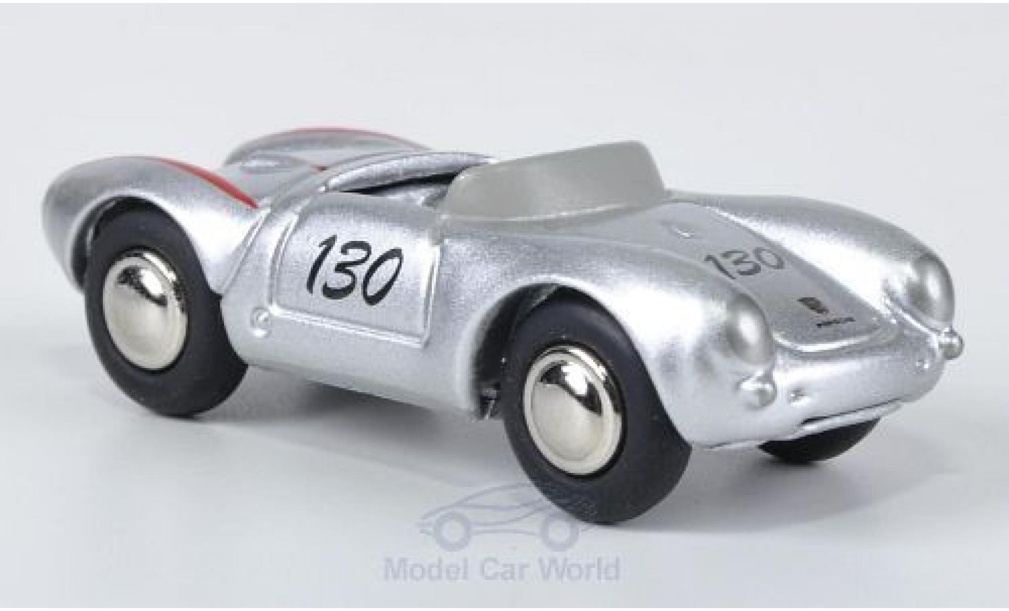 Porsche 550 1/87 Bub Spyder grigio No.130 modellino in miniatura