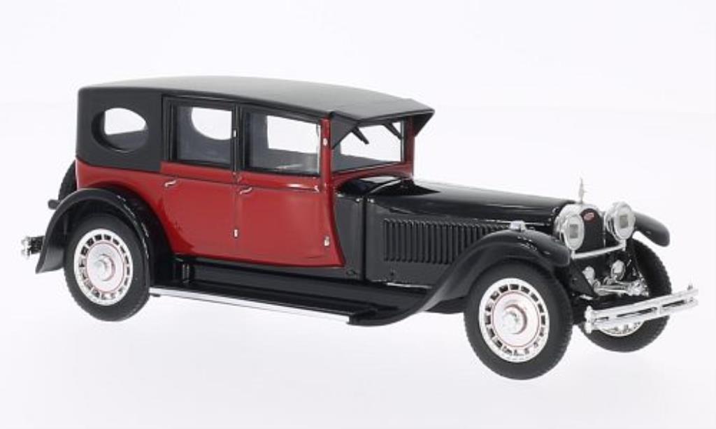 Bugatti 41 1/43 Rio Royale nero/rosso 1927 modellino in miniatura