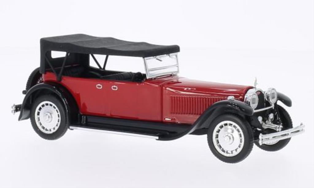 Bugatti 41 1/43 Rio Royale Torpedo rosso/nero 1927 modellino in miniatura