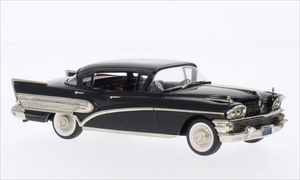 Buick Roadmaster 1/43 Brooklin 75 Hardtop nero 1958 modellino in miniatura