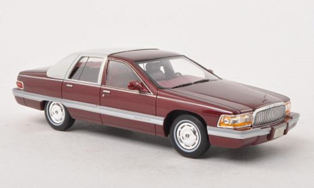 Buick Roadmaster 1/43 GLM rosso/matt-bianco 1994 modellino in miniatura