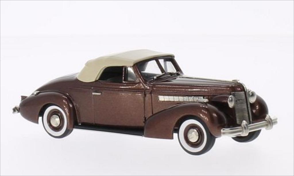 Buick Special 1/43 Brooklin Convertibile Coupe M46-C metallico marroneee/marroneee 1937 modellino in miniatura