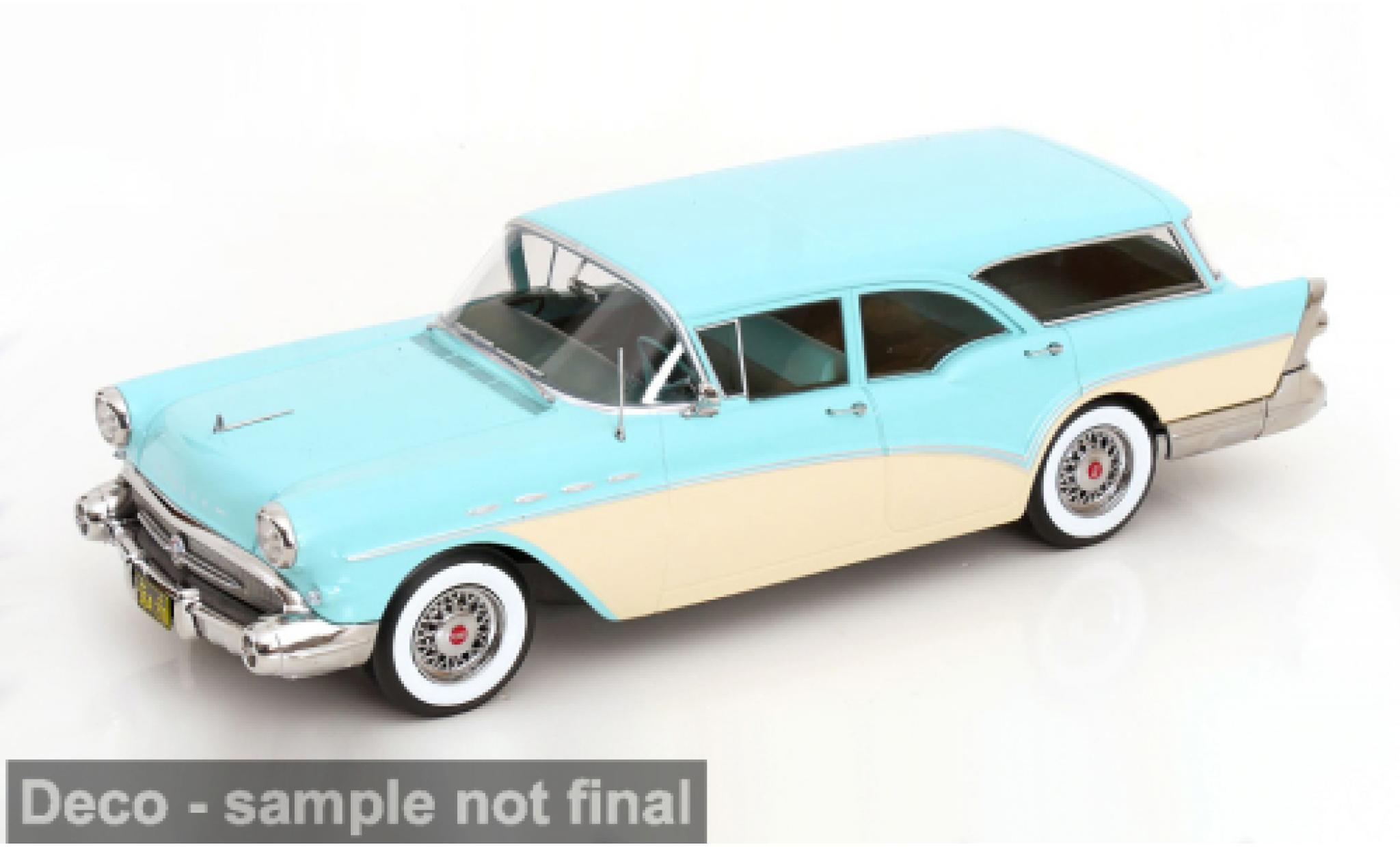 Buick Special 1/18 KK Scale Estate Wagon t&Atilde;&frac14;rkis/beige 1957 1:18 modellini auto