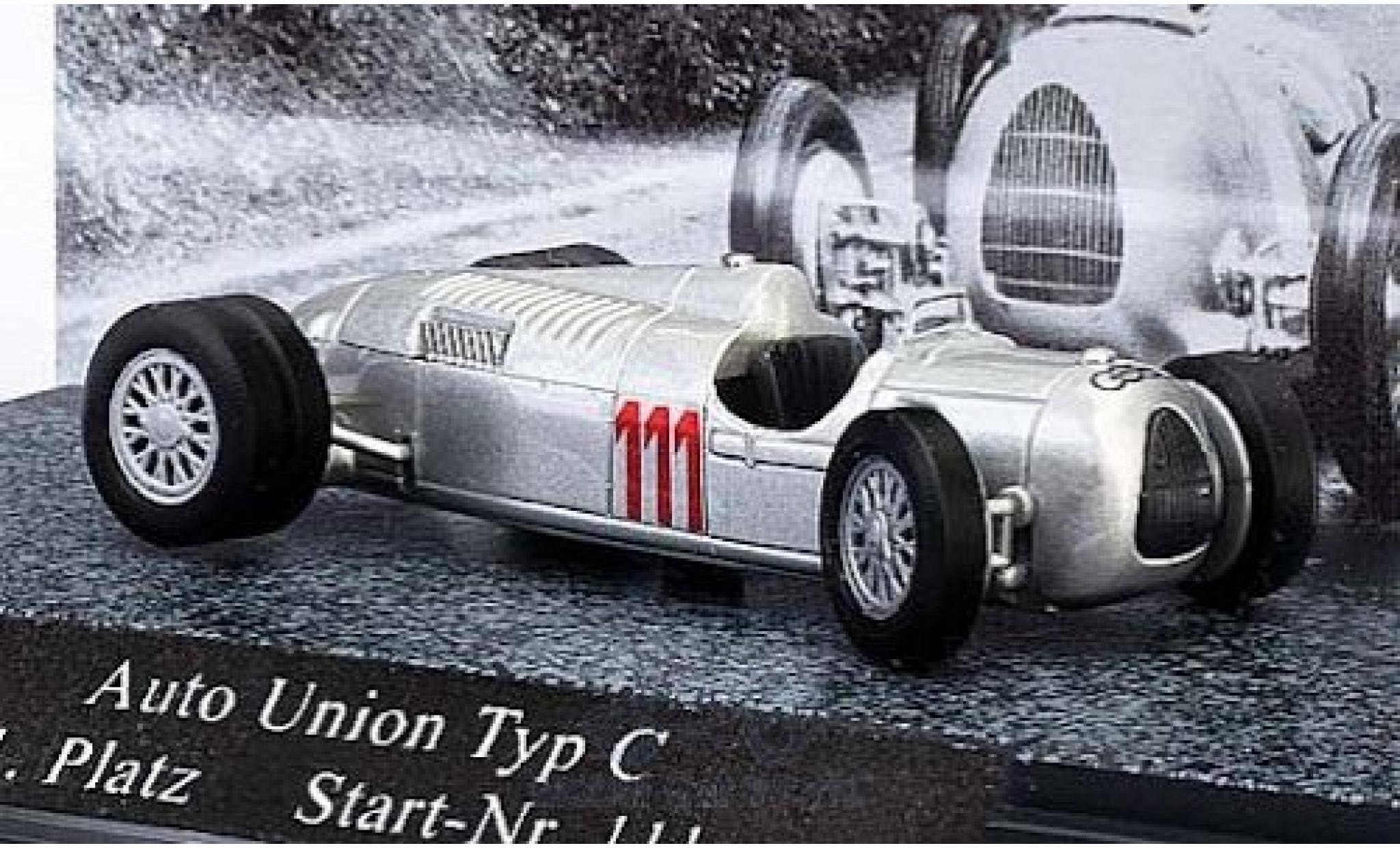 Auto Union Typ C 1/87 Busch No.111 Schauinsland 1936 H.Stuck modellino in miniatura
