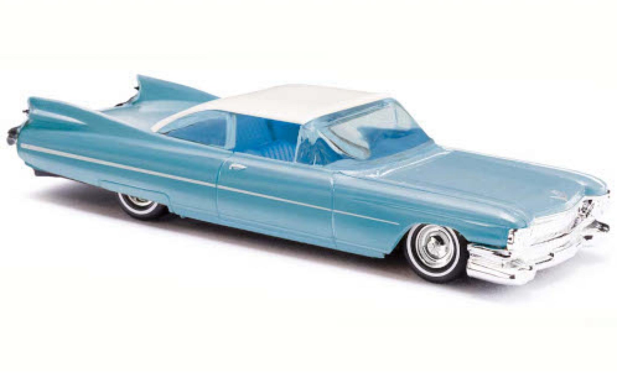 Cadillac Eldorado 1/87 Busch blu 1959 modellino in miniatura