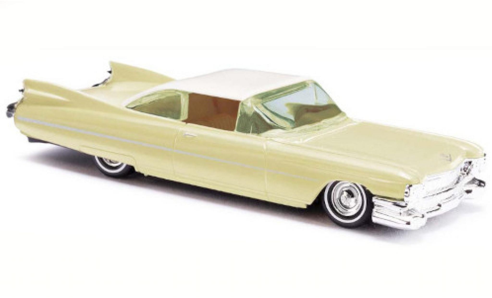 Cadillac Eldorado 1/87 Busch giallo 1959 modellino in miniatura