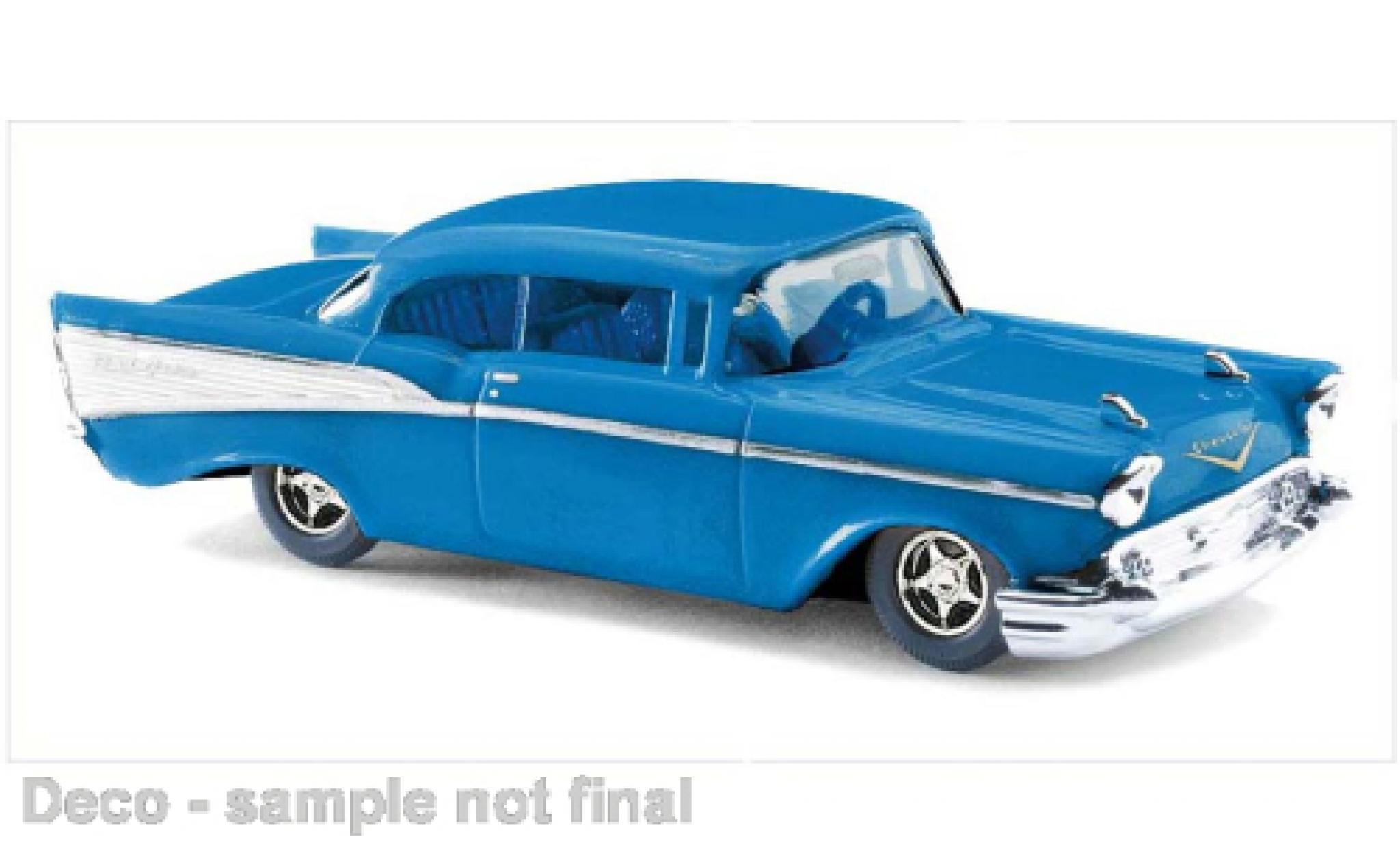 Chevrolet Bel Air 1/87 Busch Bel air blu 1957 modellino in miniatura