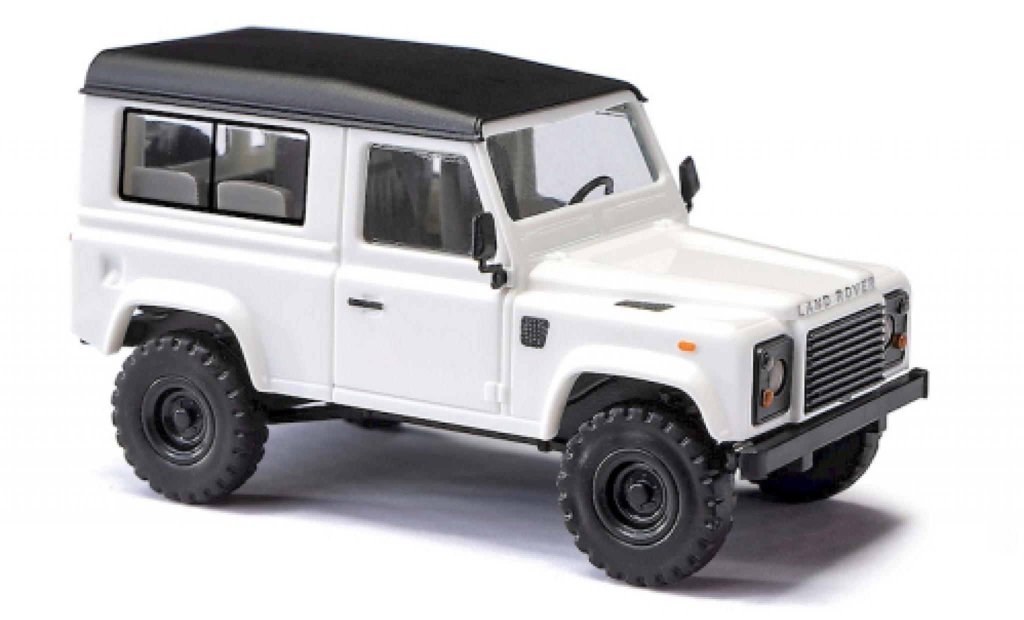 Land Rover Defender 1/87 Busch 90 bianco 1983 modellino in miniatura
