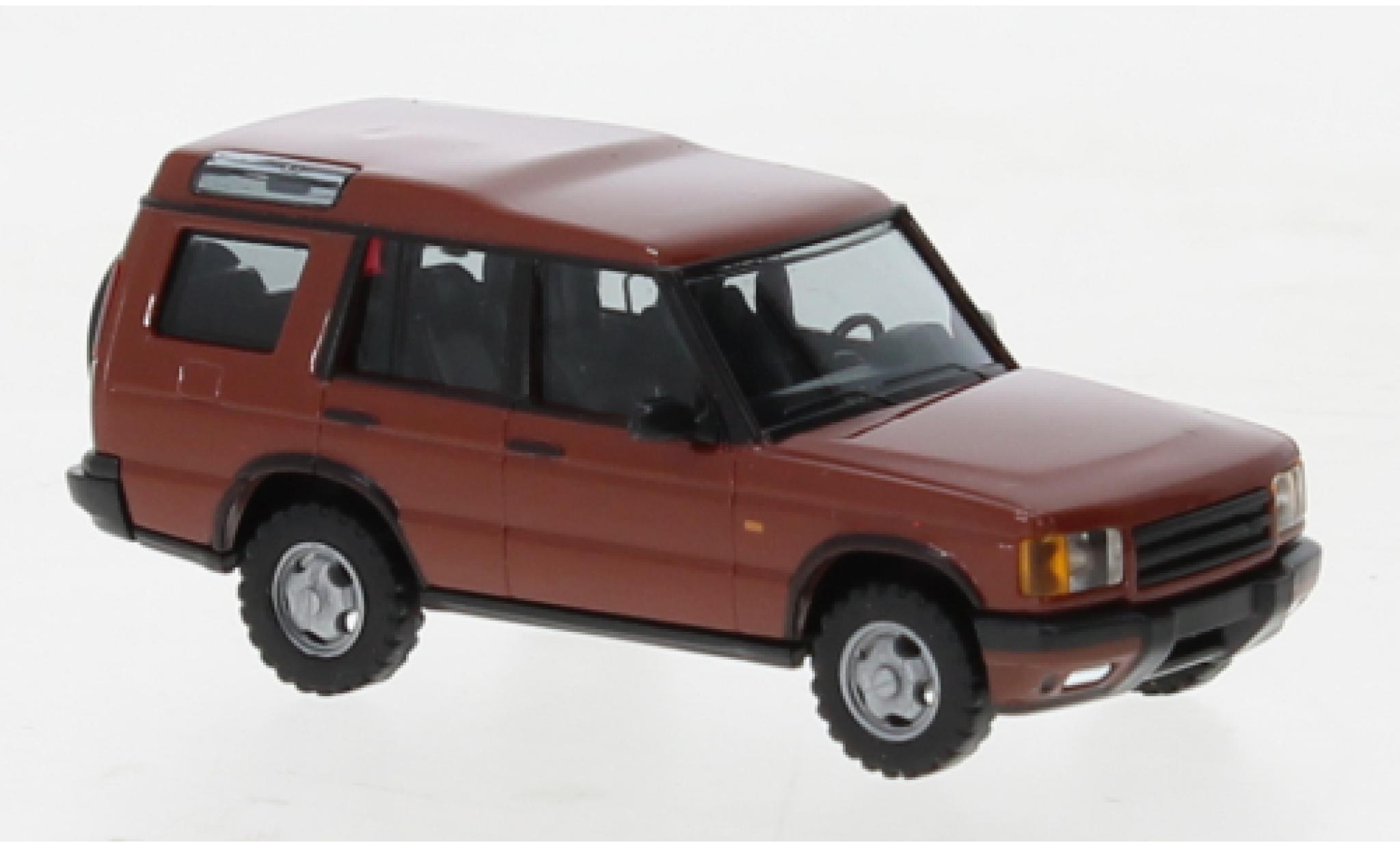 Land Rover Discovery 1/87 Busch brun 1998 modellino in miniatura