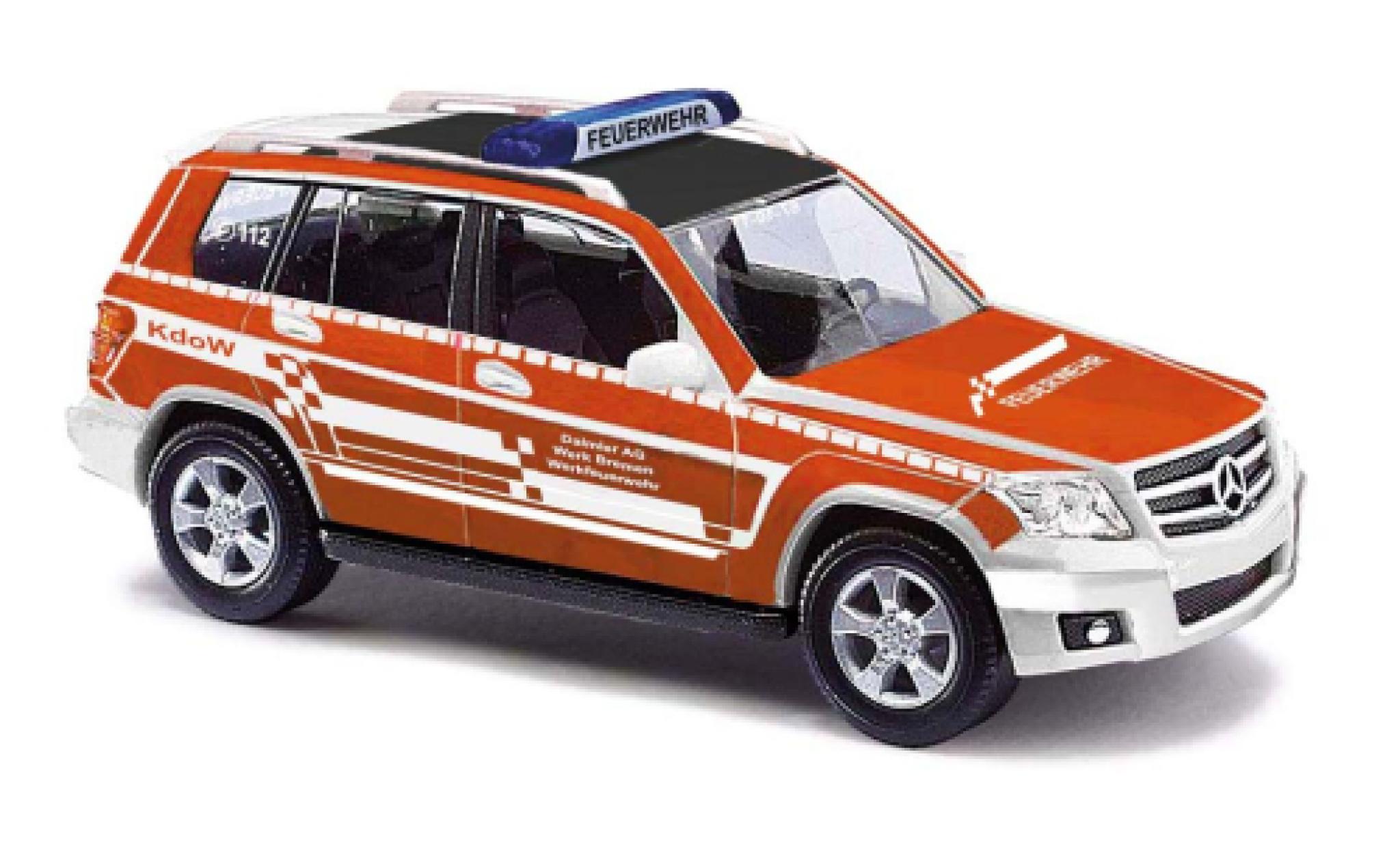 Mercedes Classe G 1/87 Busch GLK-classe Daimler Werkfeuerwehr Bremen 2009 modellino in miniatura