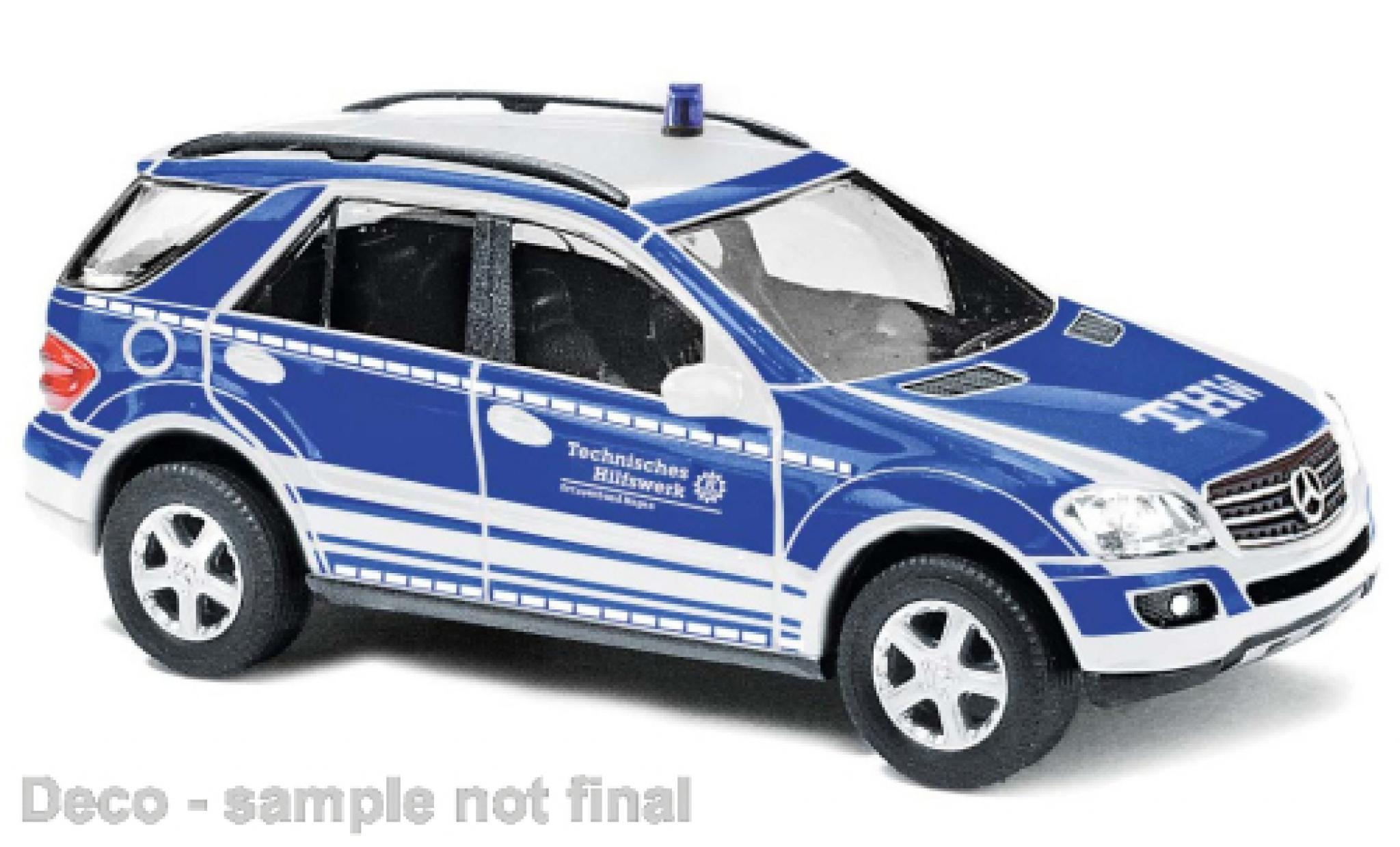 Mercedes CLA 1/87 Busch M-classe Facelift THW Hagen modellino in miniatura