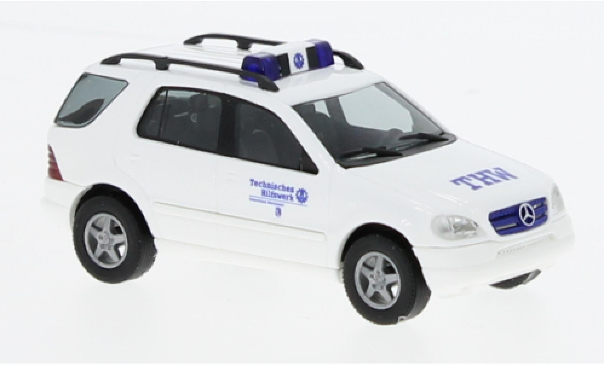 Mercedes CLA 1/87 Busch M-classe THW Oberhausen 1997 modellino in miniatura