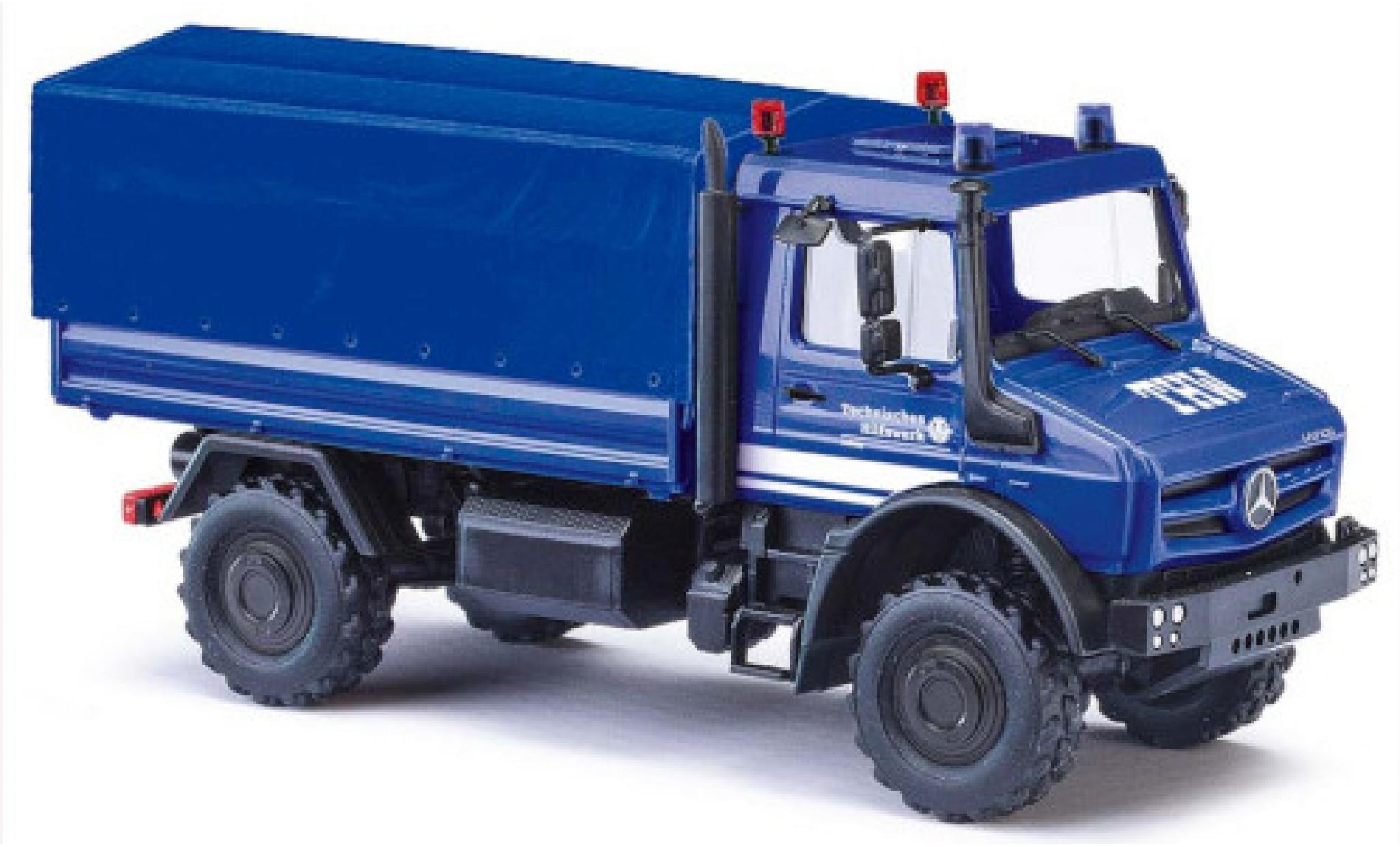 Mercedes Unimog 1/87 Busch U 5023 THW 2014 modellino in miniatura