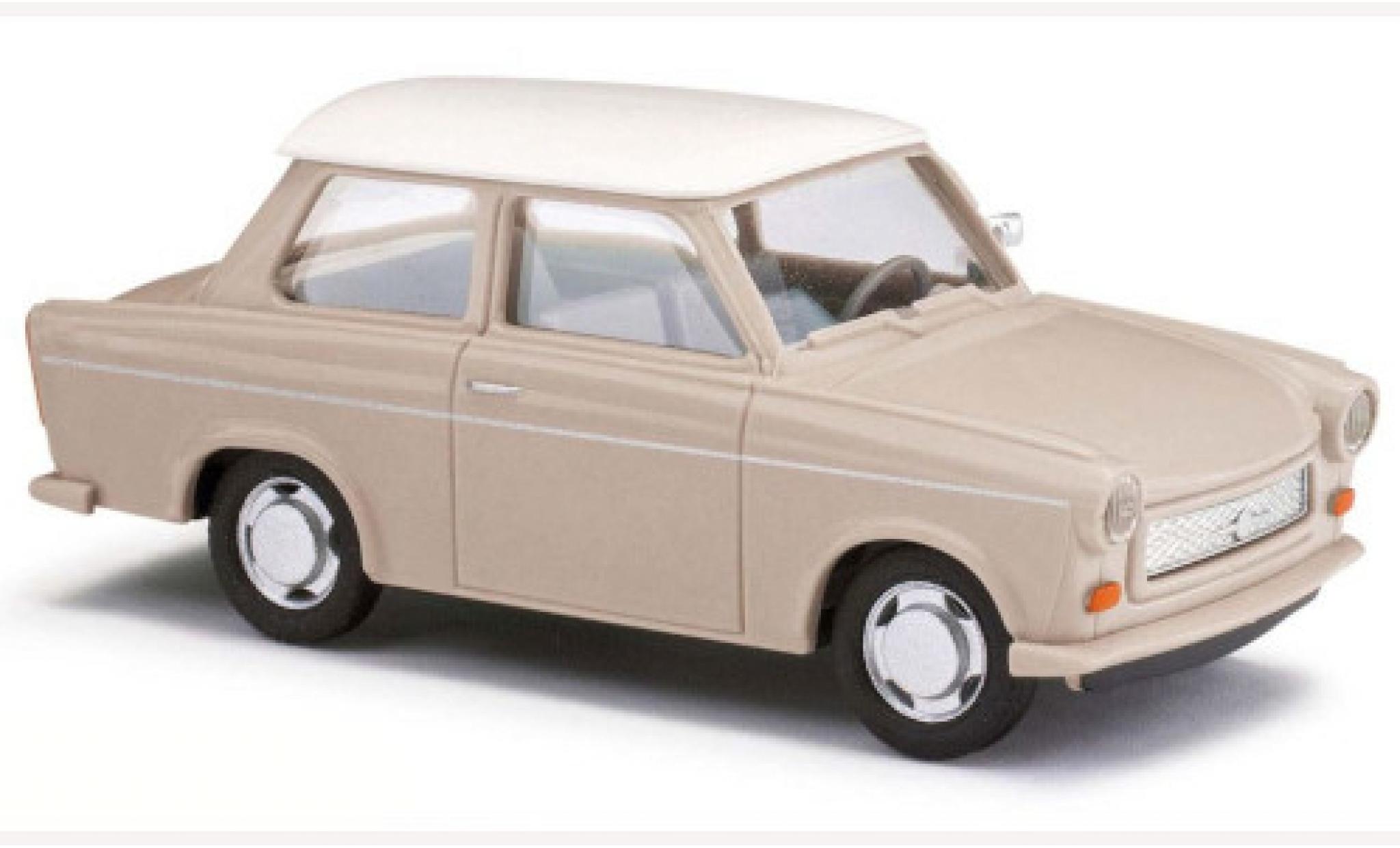 Trabant 601 1/87 Busch beige/bianco 1964 modellino in miniatura