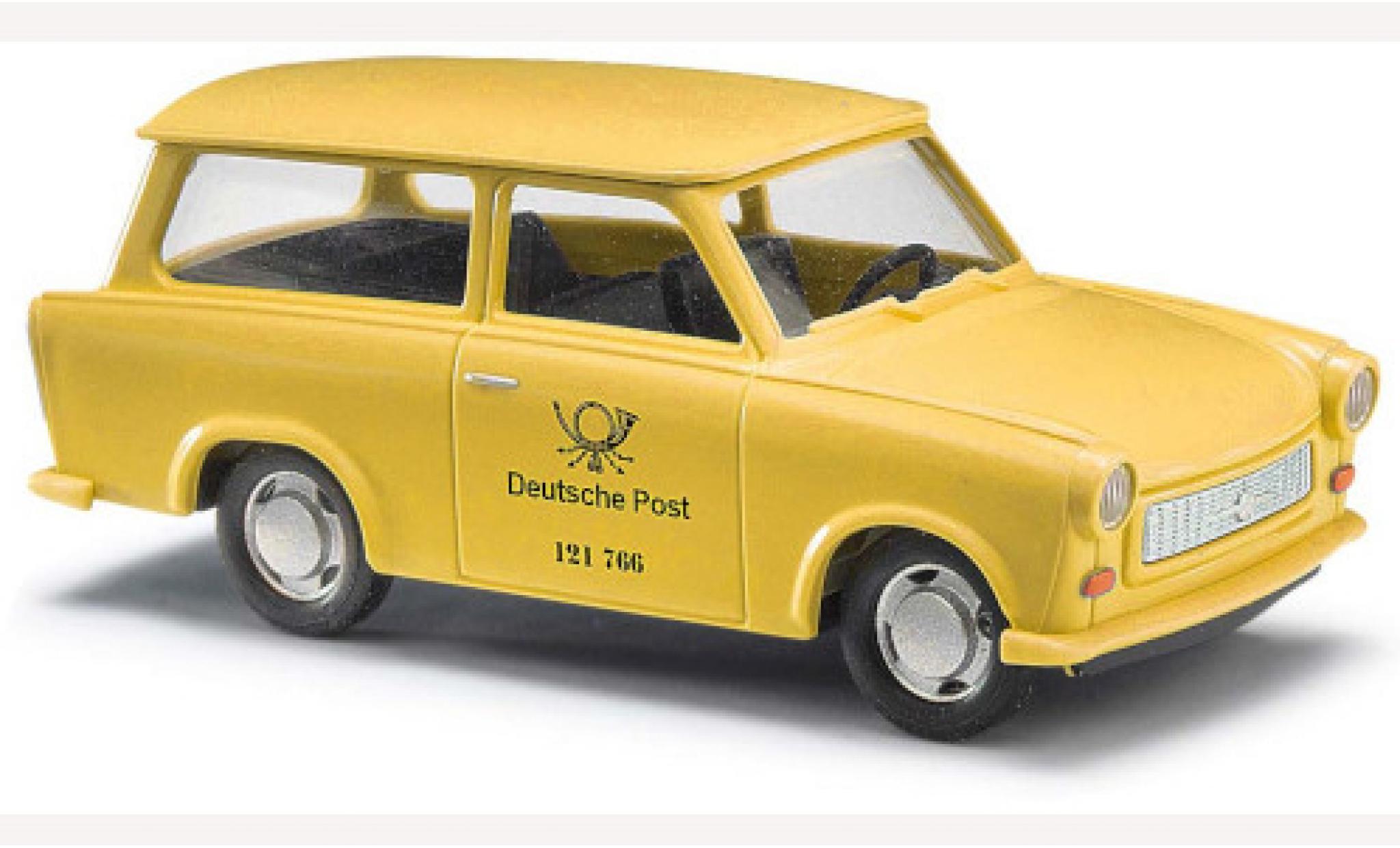 Trabant 601 1/87 Busch Universal Deutsche Post 1968 modellino in miniatura