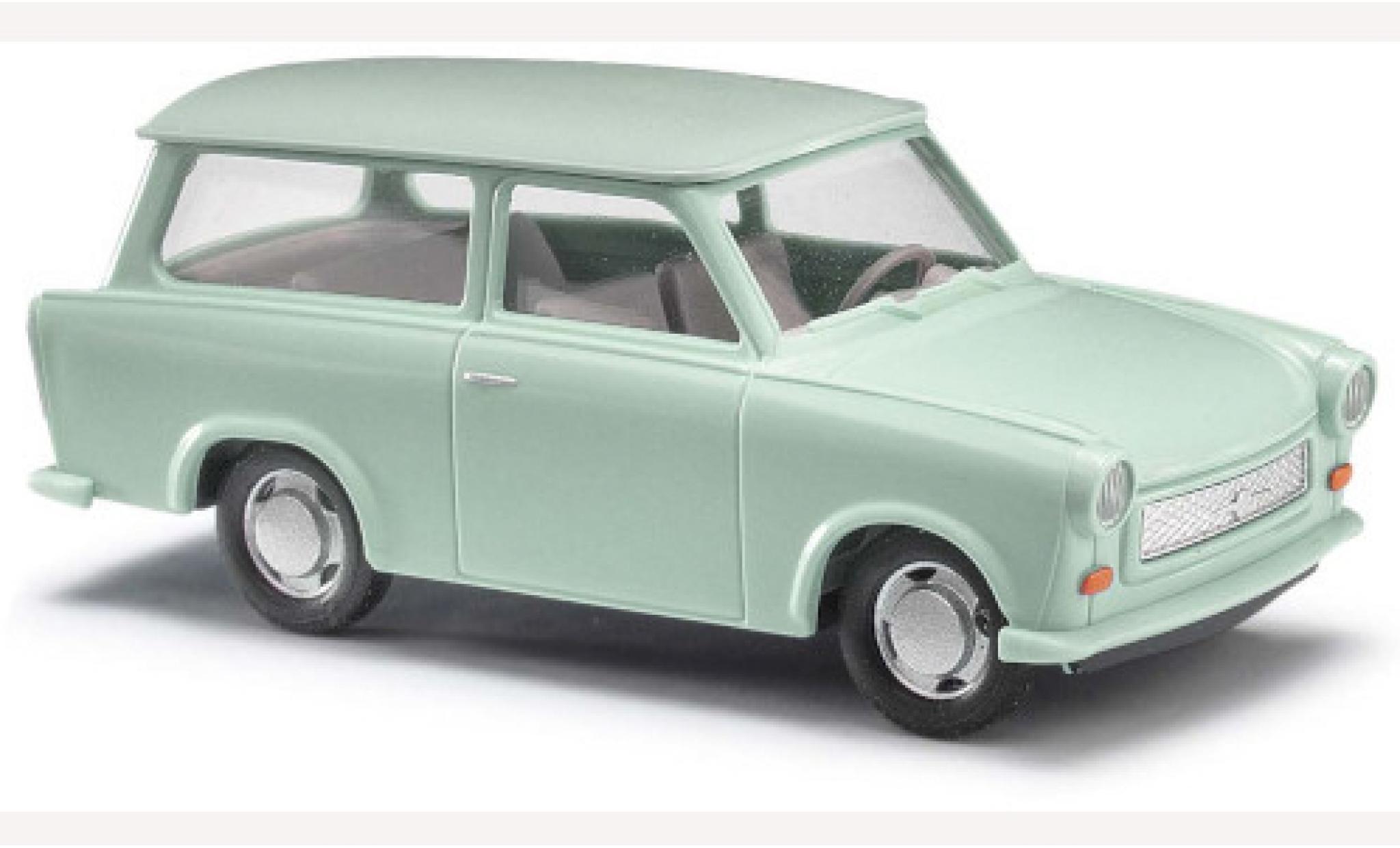Trabant 601 1/87 Busch Universal verde 1966 modellino in miniatura