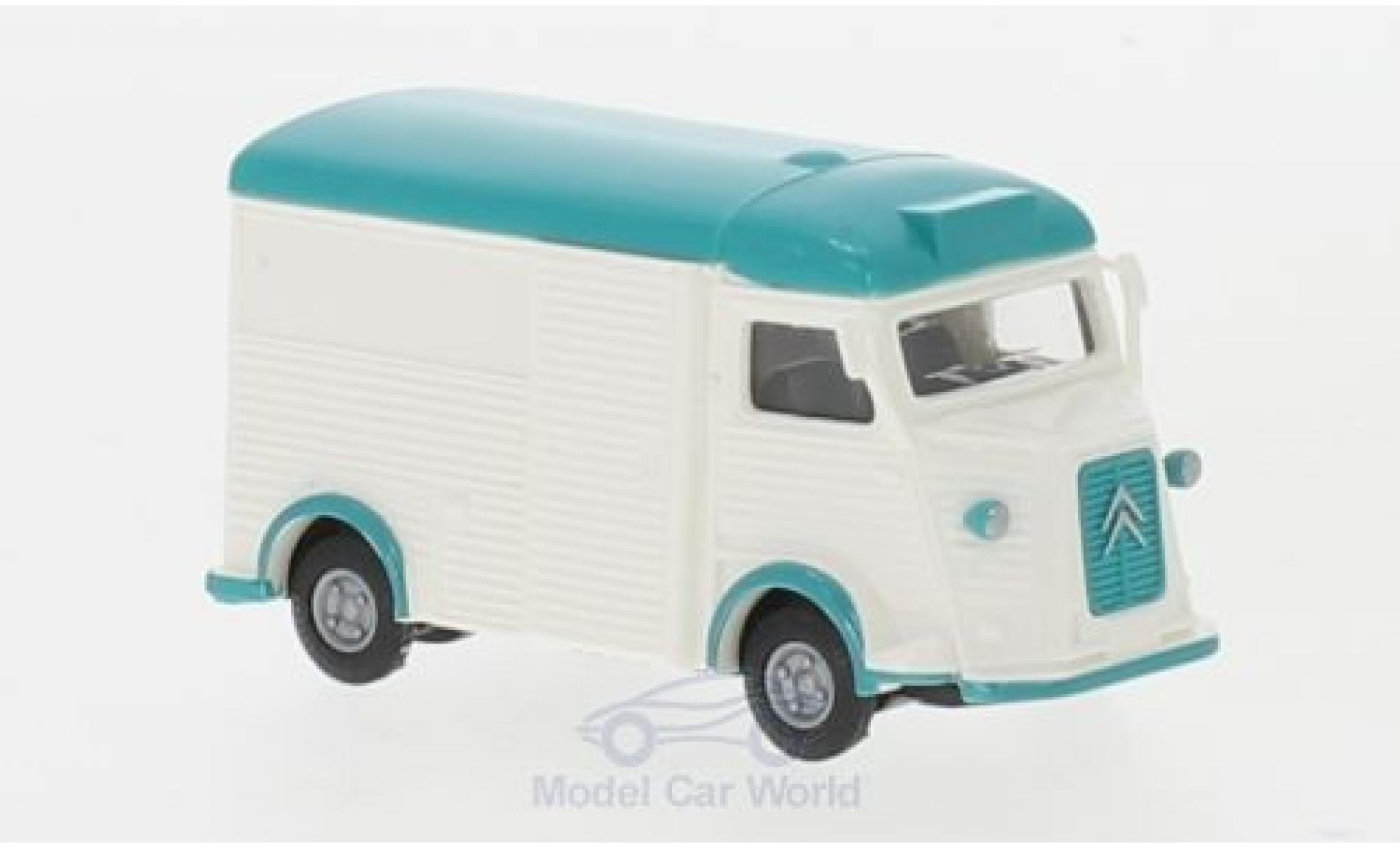 Citroen Type H 1/87 Busch Coffee and Crepes mit Girlanden modellino in miniatura