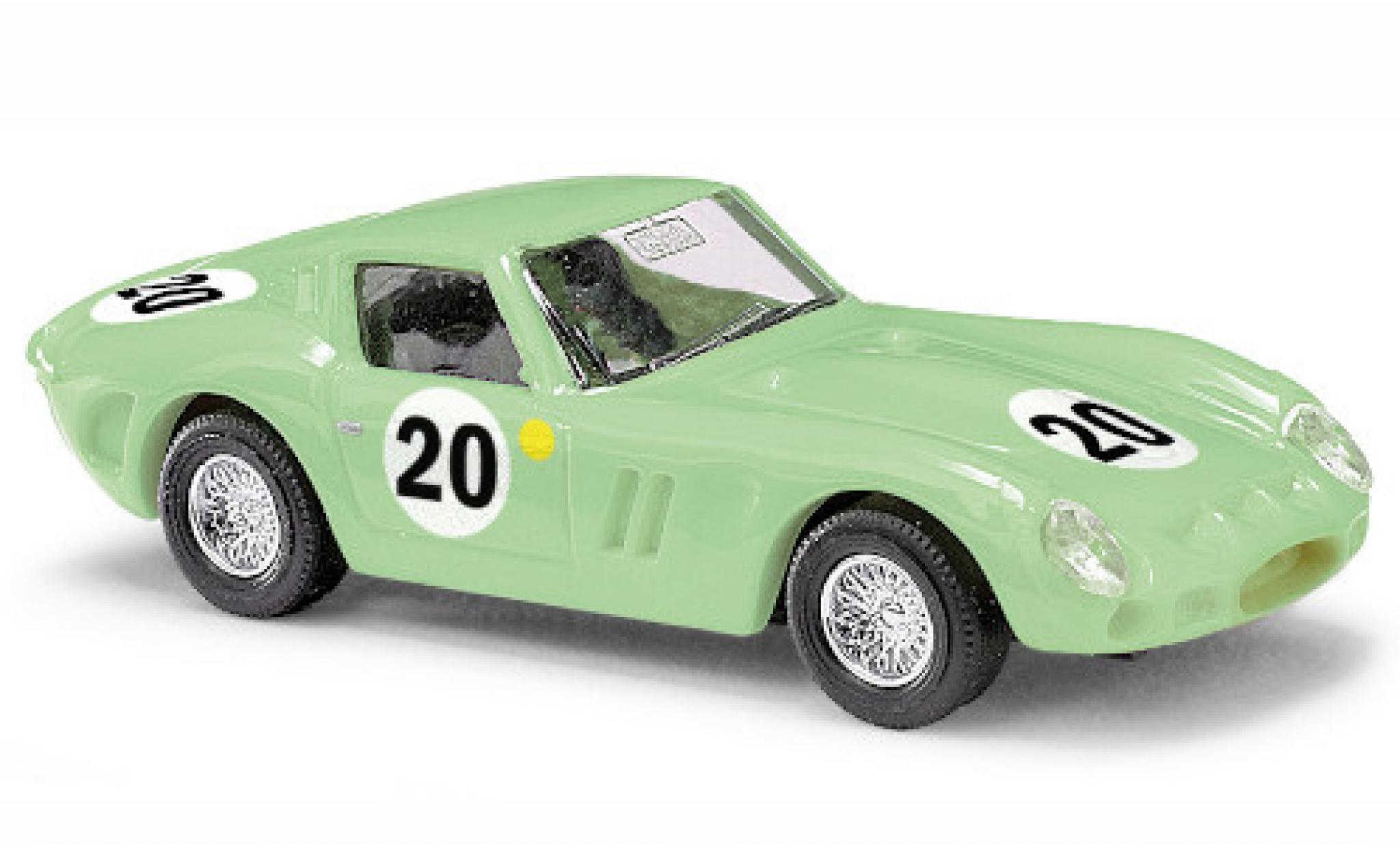 Ferrari 250 1/87 Busch GTO verde No.20 modellino in miniatura