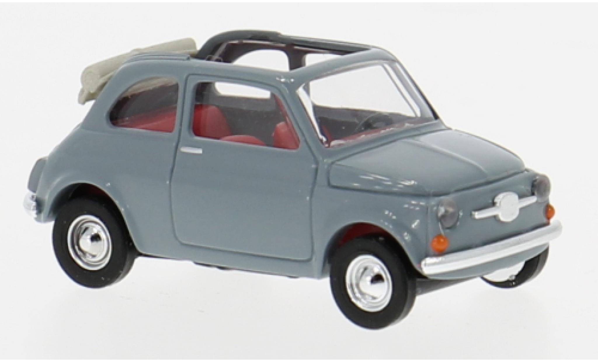 Fiat 500 1/87 Busch grau 1965 1:87 modellino in miniatura