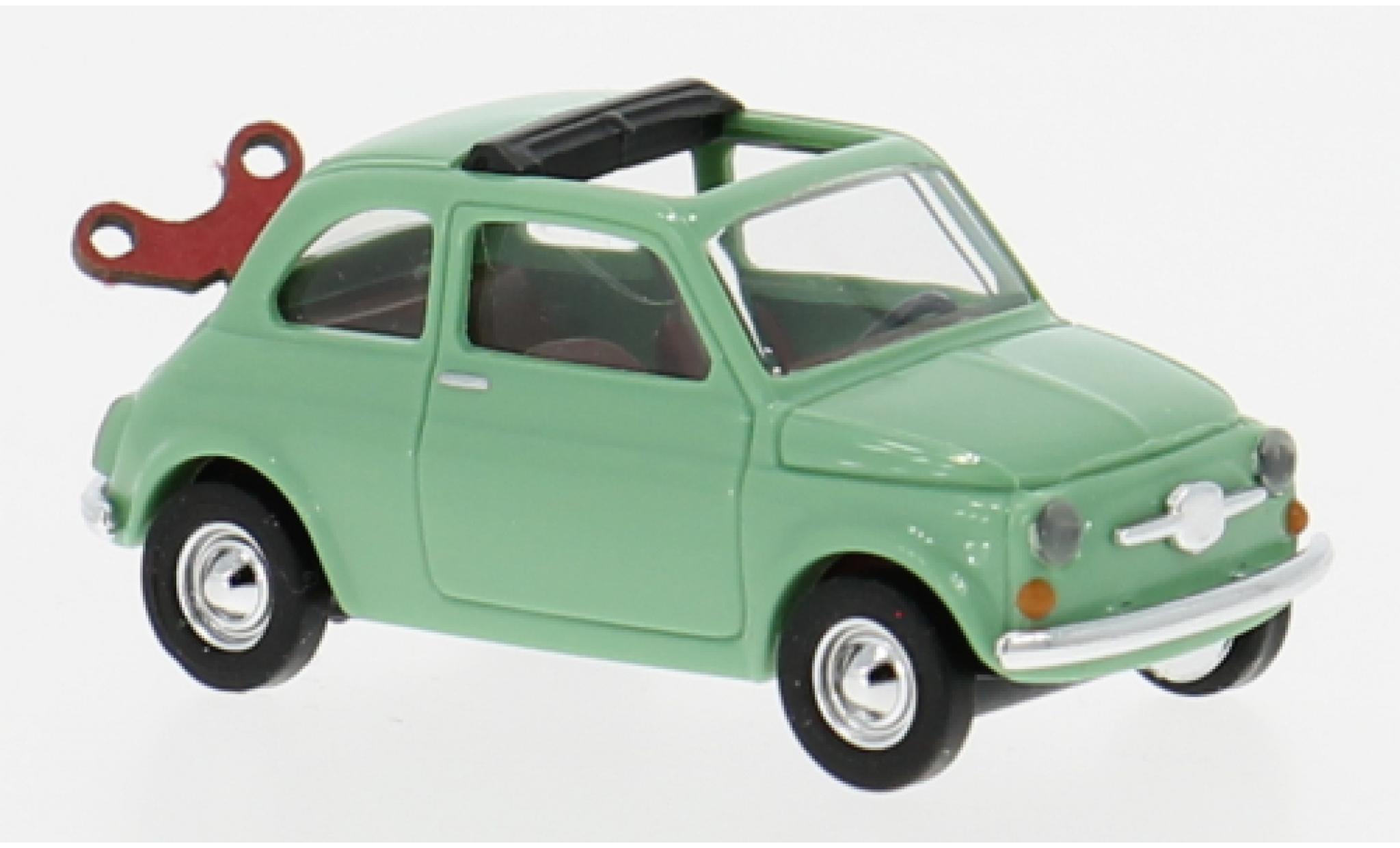 Fiat 500 1/87 Busch türkis 1965 1:87 modellino in miniatura