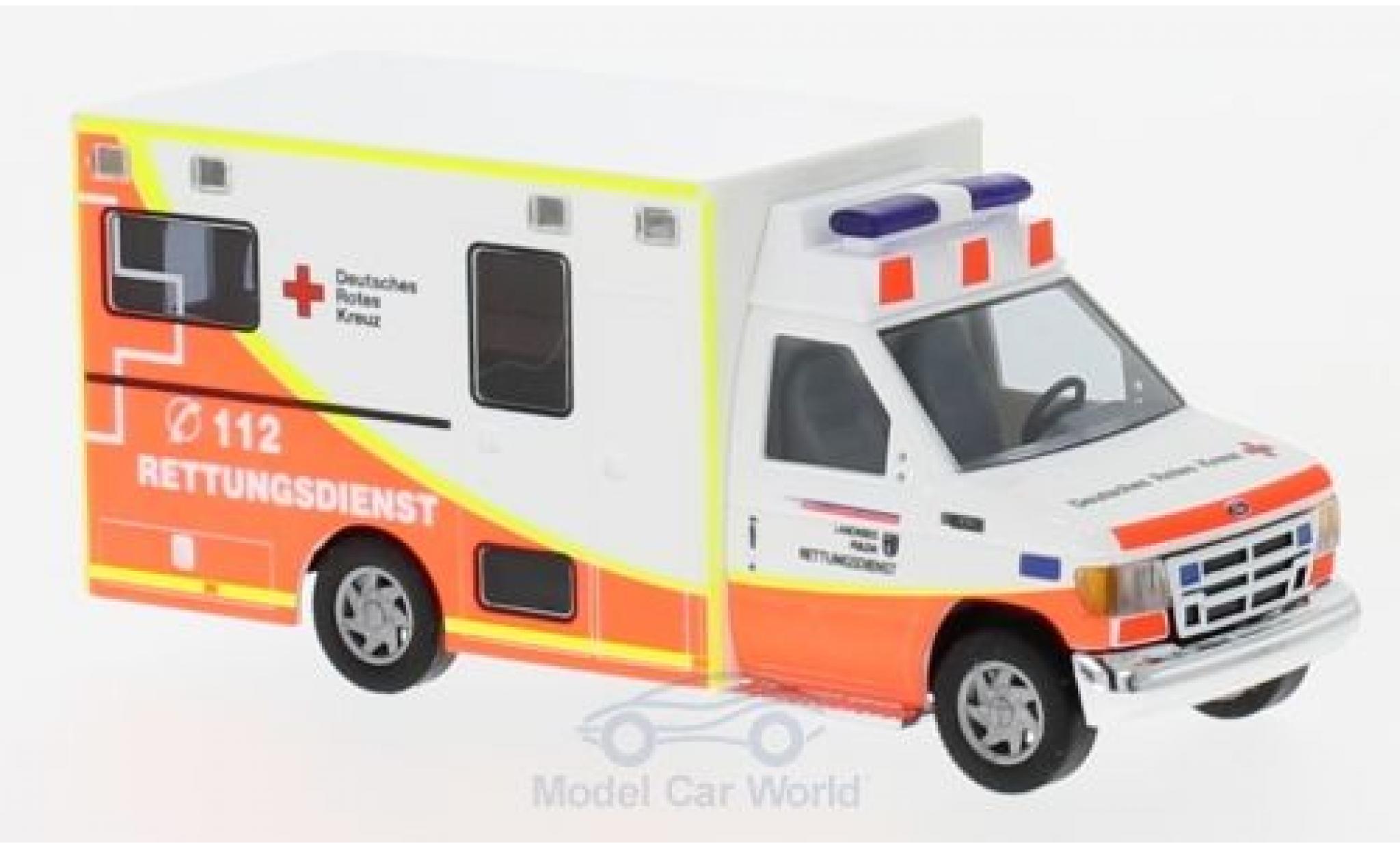 Ford E350 1/87 Busch E-350 DRK 1992 modellino in miniatura