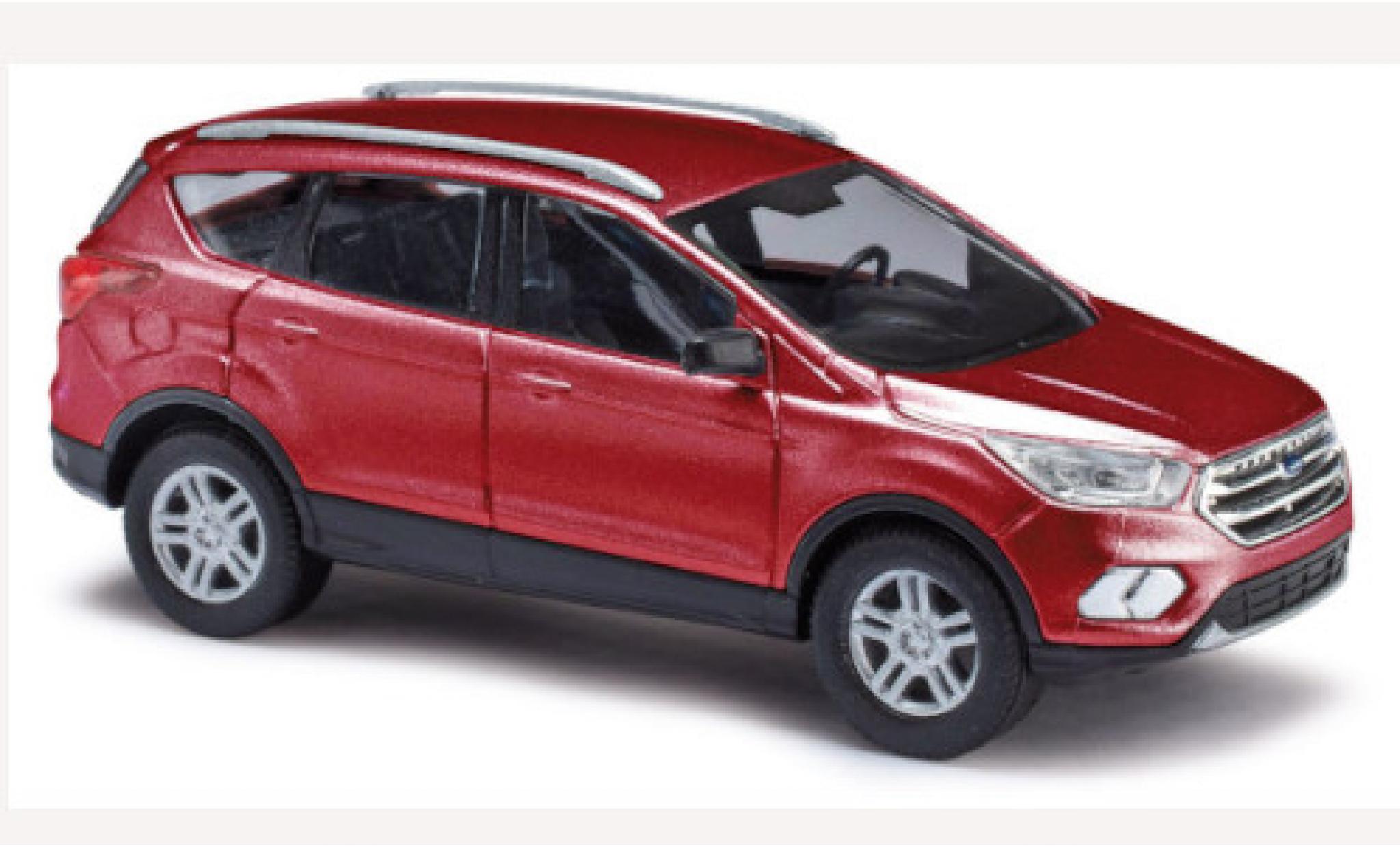 Ford Kuga 1/87 Busch metallico rosso 2017 modellino in miniatura