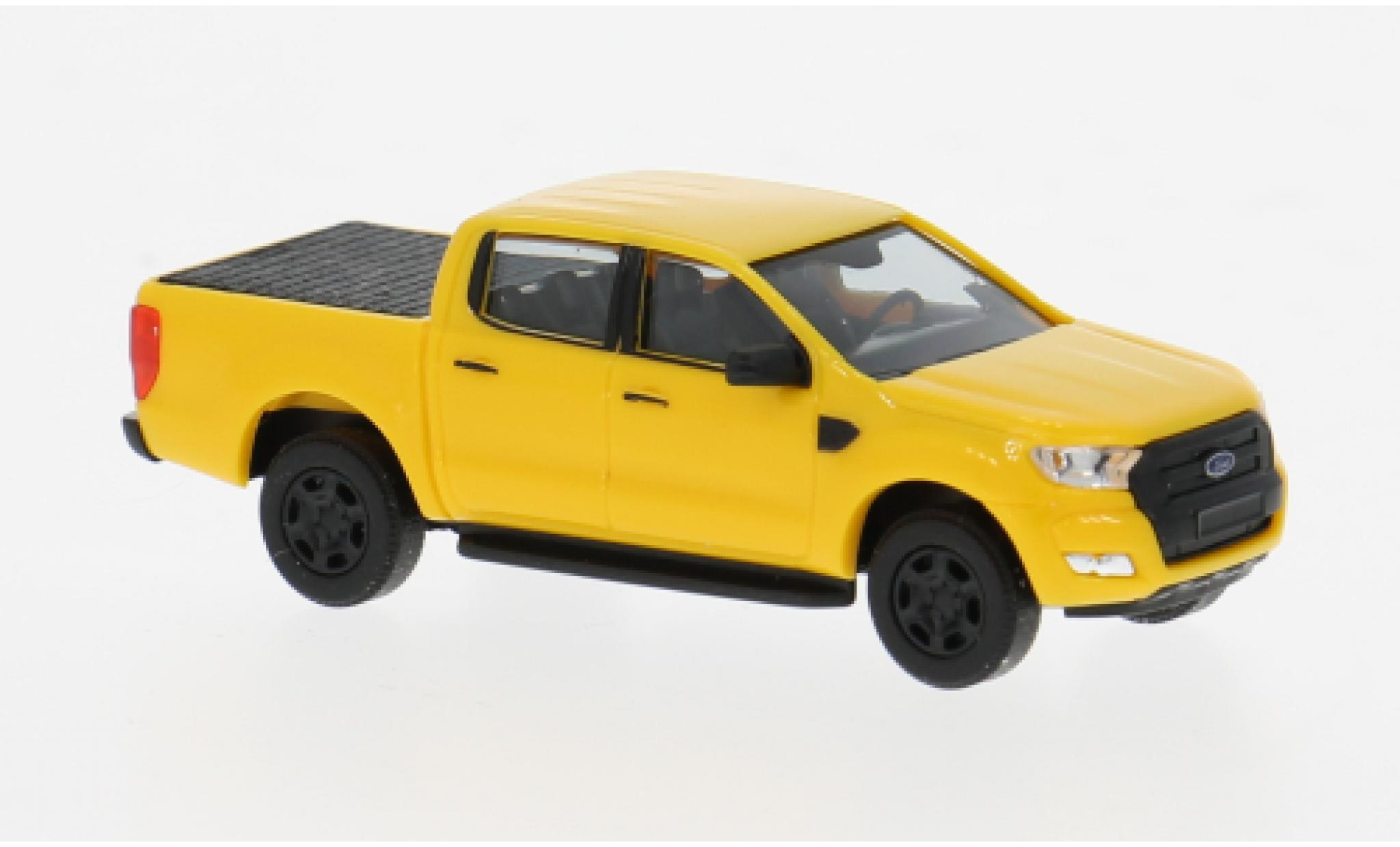 Ford Ranger 1/87 Busch gelb 2016 1:87 modellino in miniatura