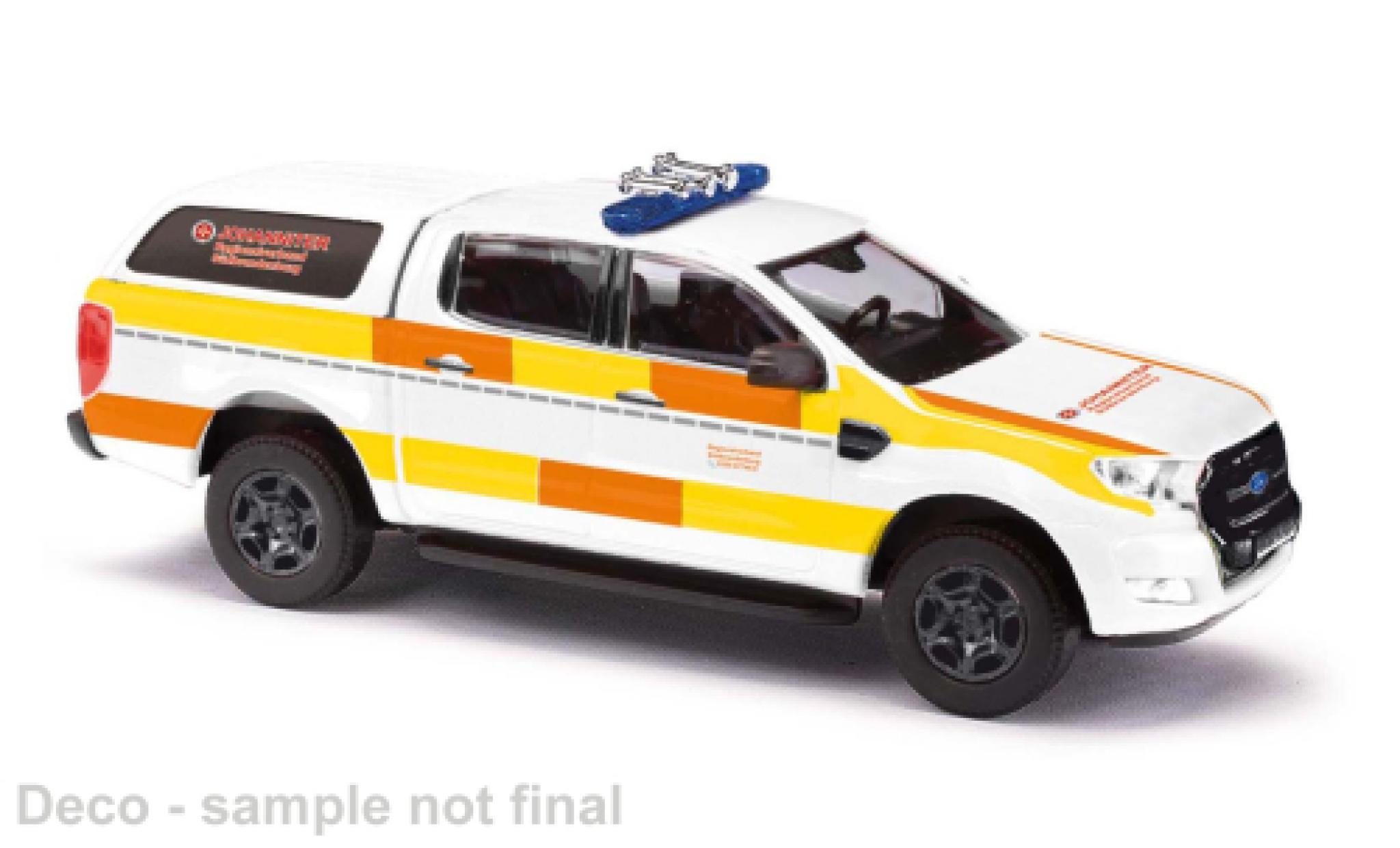 Ford Ranger 1/87 Busch KDOW Johanniter Cottbus 2016 1:87 modellino in miniatura