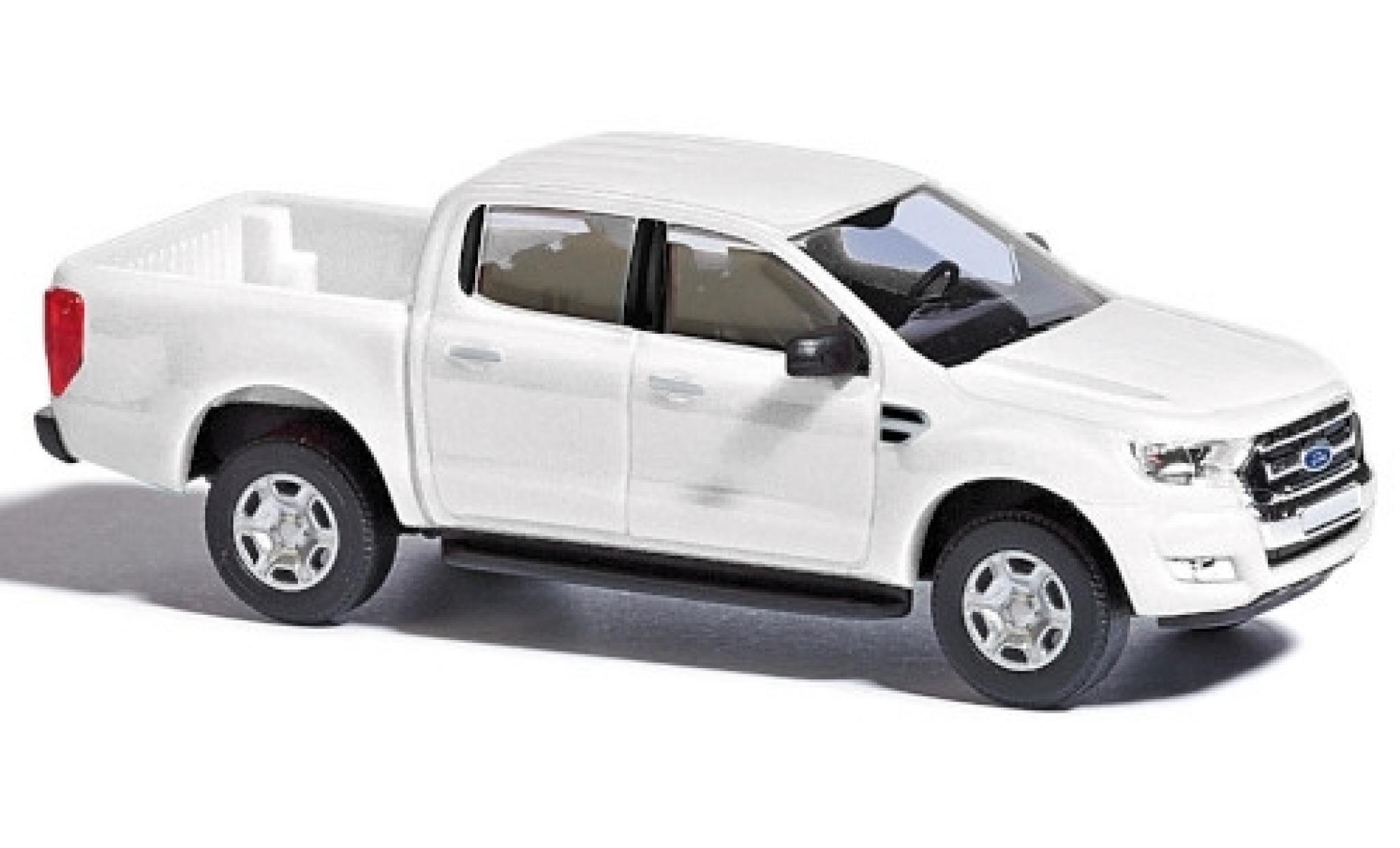 Ford Ranger 1/87 Busch bianco 2016 modellino in miniatura