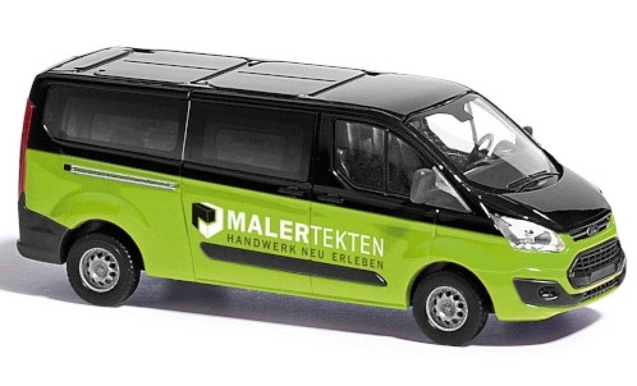 Ford Transit 1/87 Busch Custom Bus Maler Tekten 2012 modellino in miniatura