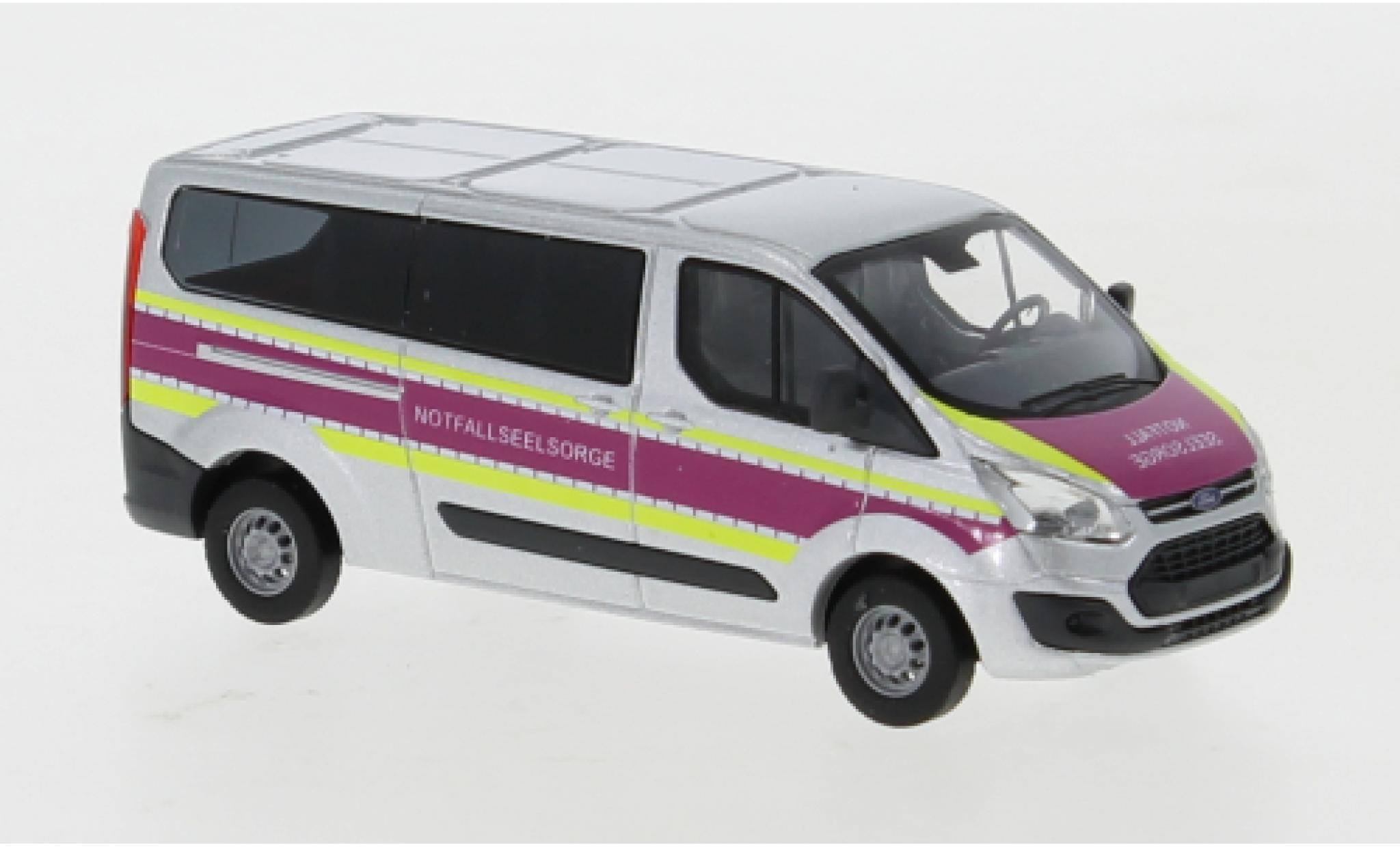 Ford Transit 1/87 Busch Custom Bus Notfallseelsorge modellino in miniatura