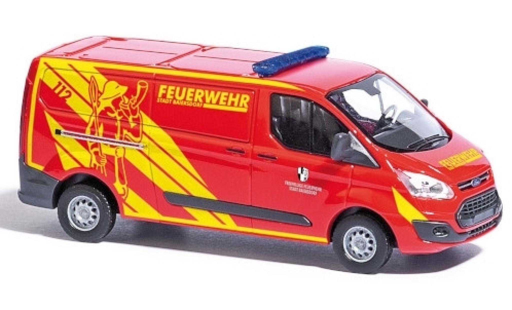 Ford Transit 1/87 Busch Custom Feuerwehr Baiersdorf fourgon modellino in miniatura