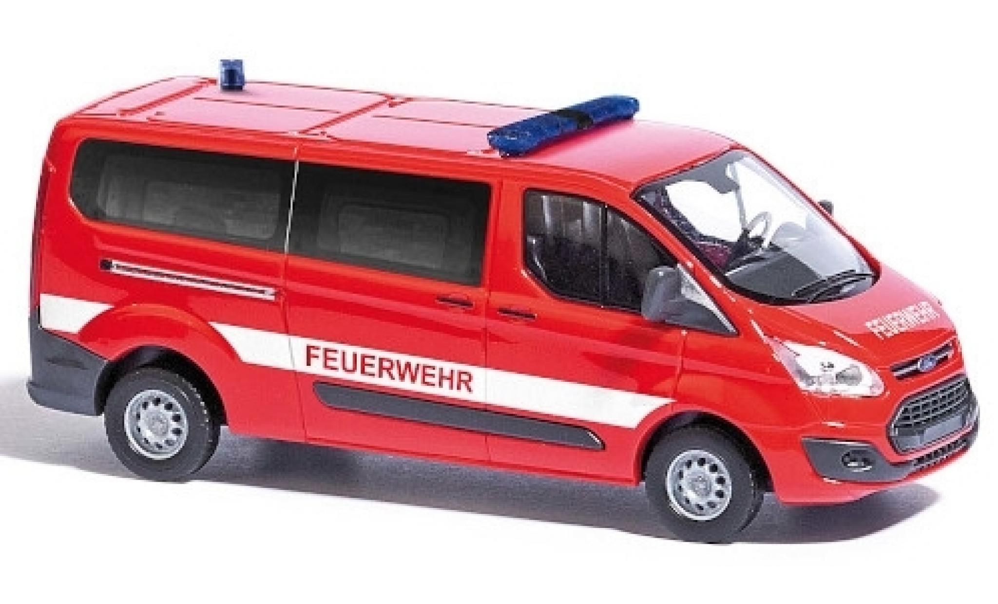 Ford Transit 1/87 Busch Custom Feuerwehr fourgon modellino in miniatura