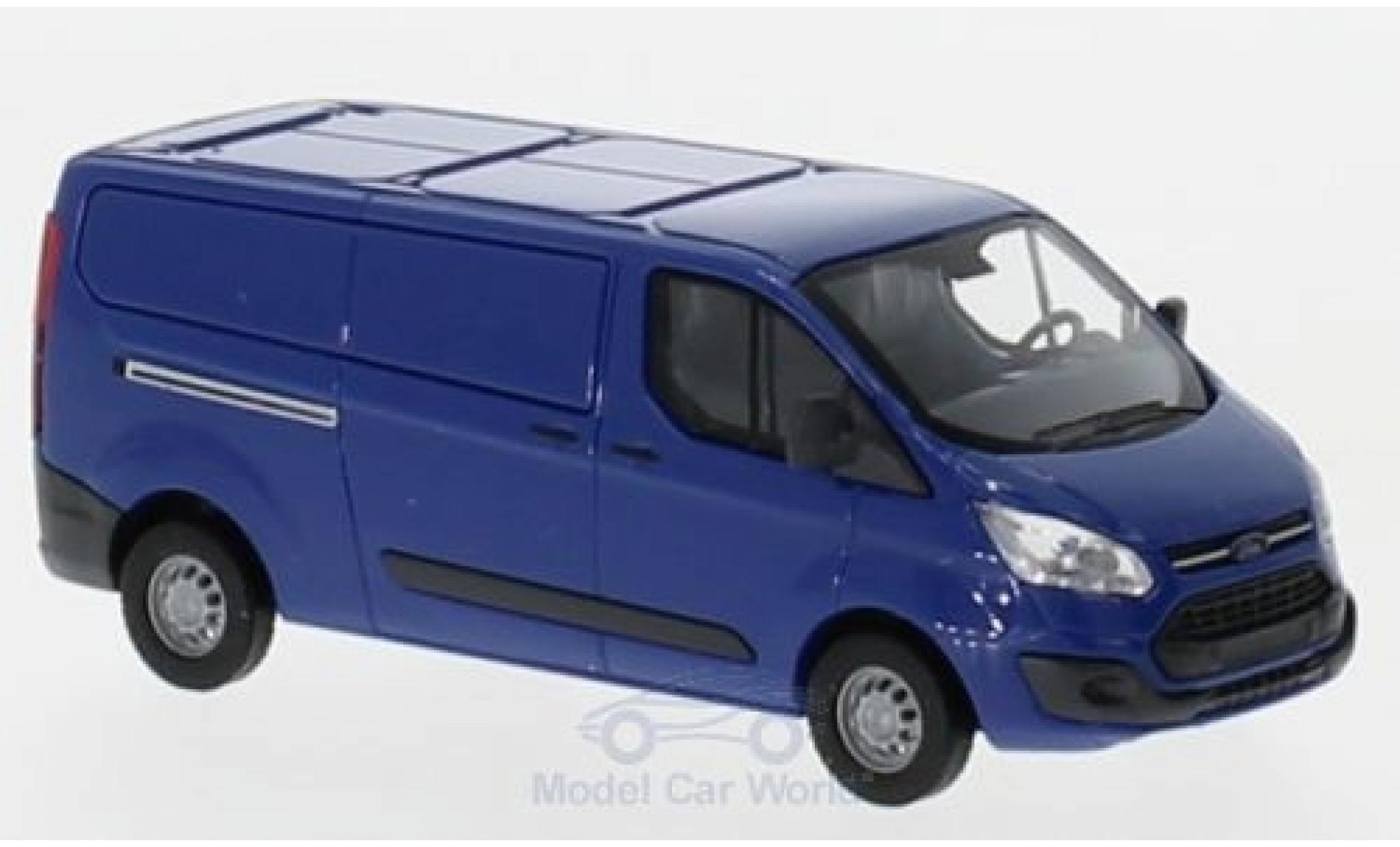 Ford Transit 1/87 Busch Custom Kasten blu 2012 modellino in miniatura