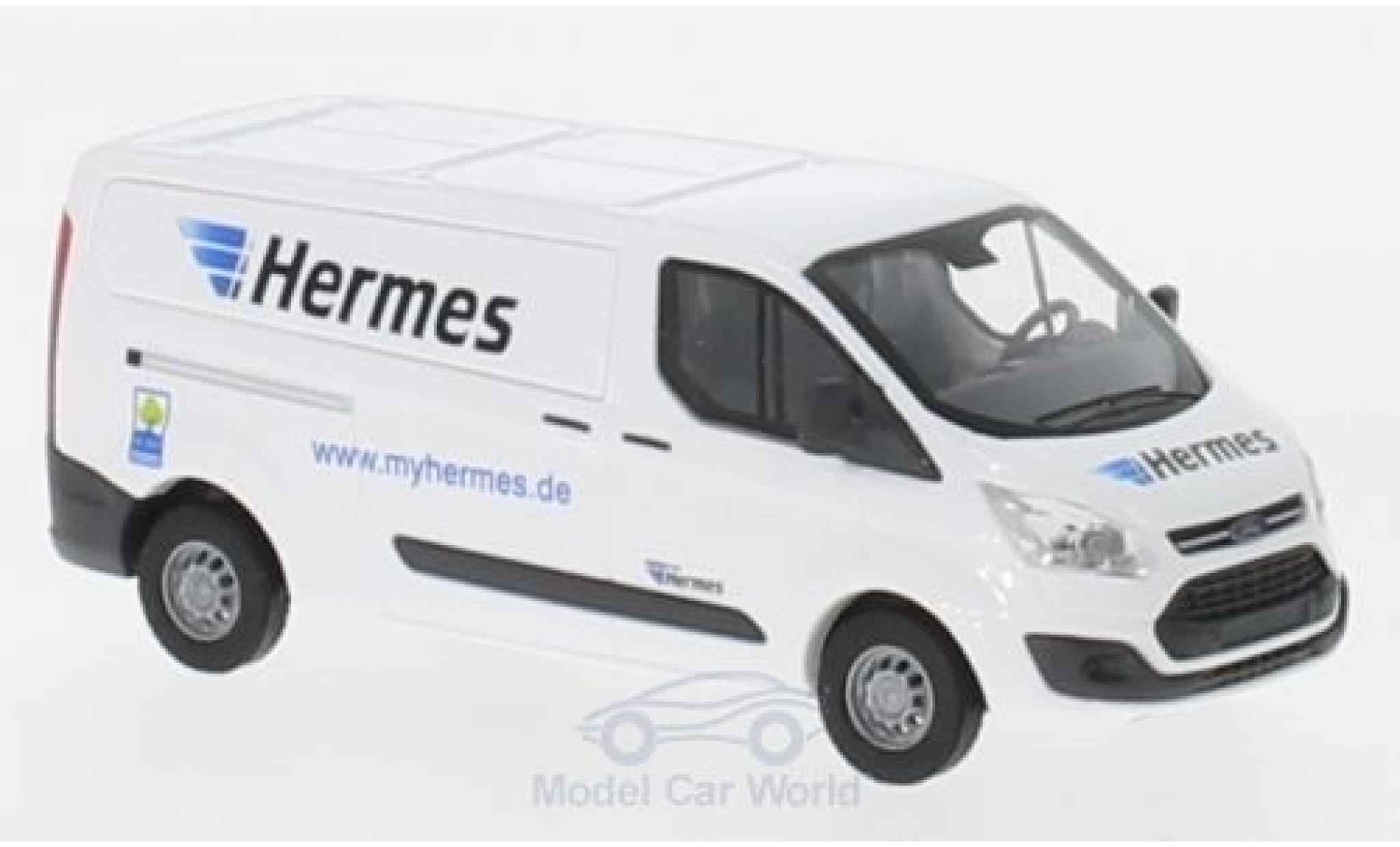 Ford Transit 1/87 Busch Custom Kasten Hermes 2012 modellino in miniatura