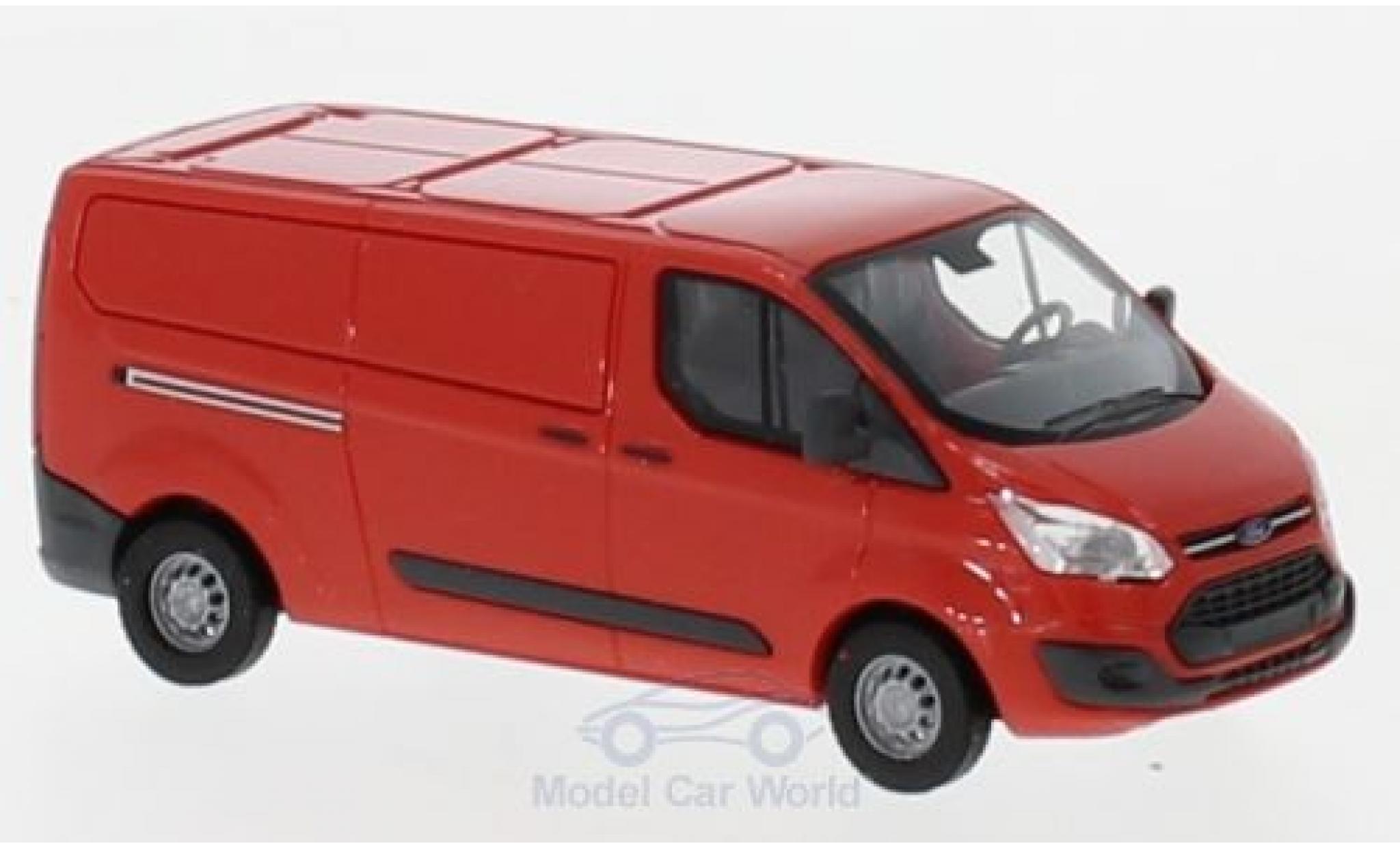 Ford Transit 1/87 Busch Custom Kasten rosso 2012 modellino in miniatura