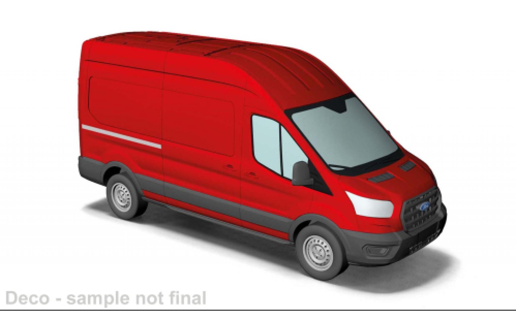 Ford Transit 1/87 Busch Kasten rot 2014 1:87 modellino in miniatura