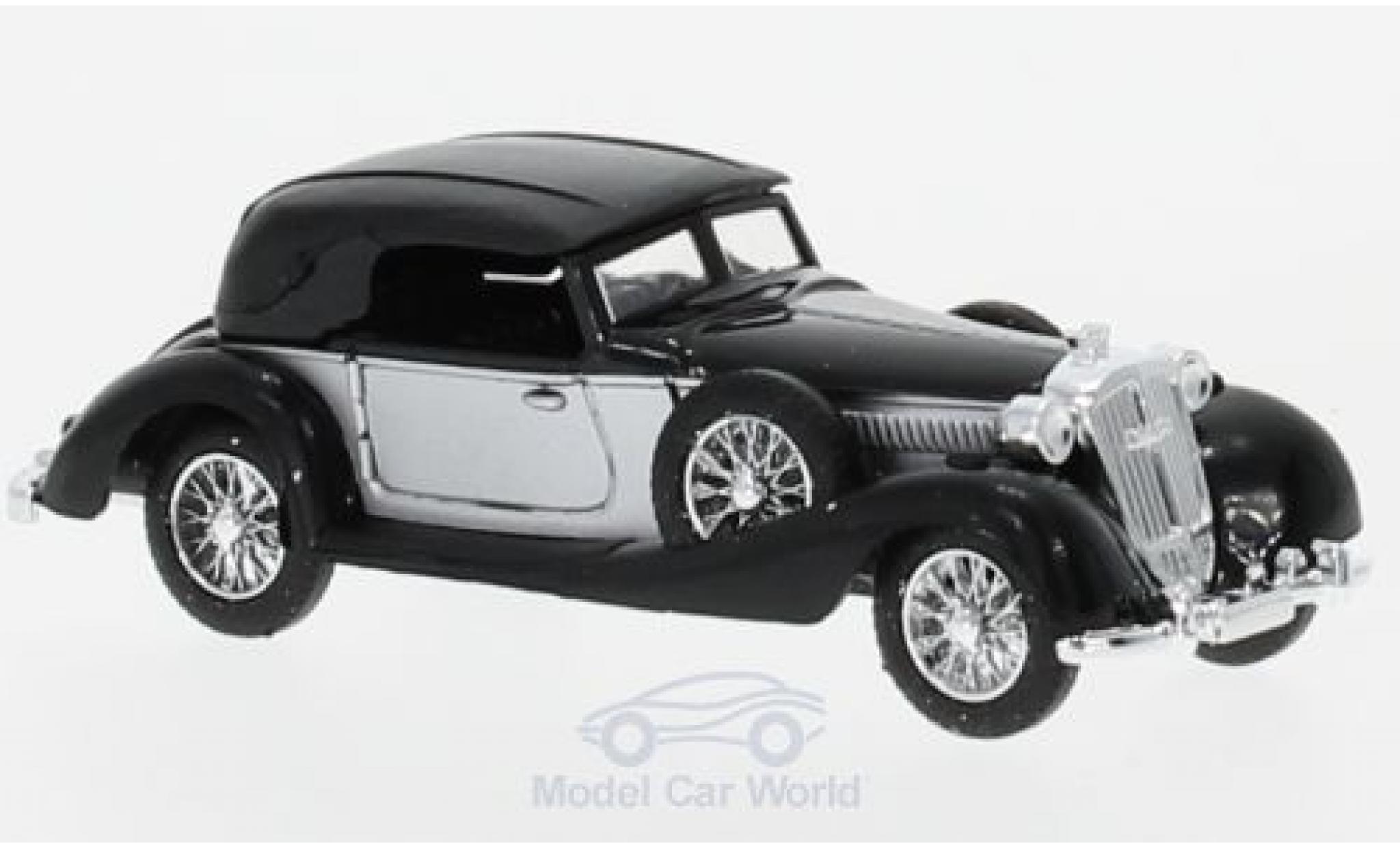 Horch 853 1/87 Busch Cabriolet nero/grigio 1933 modellino in miniatura