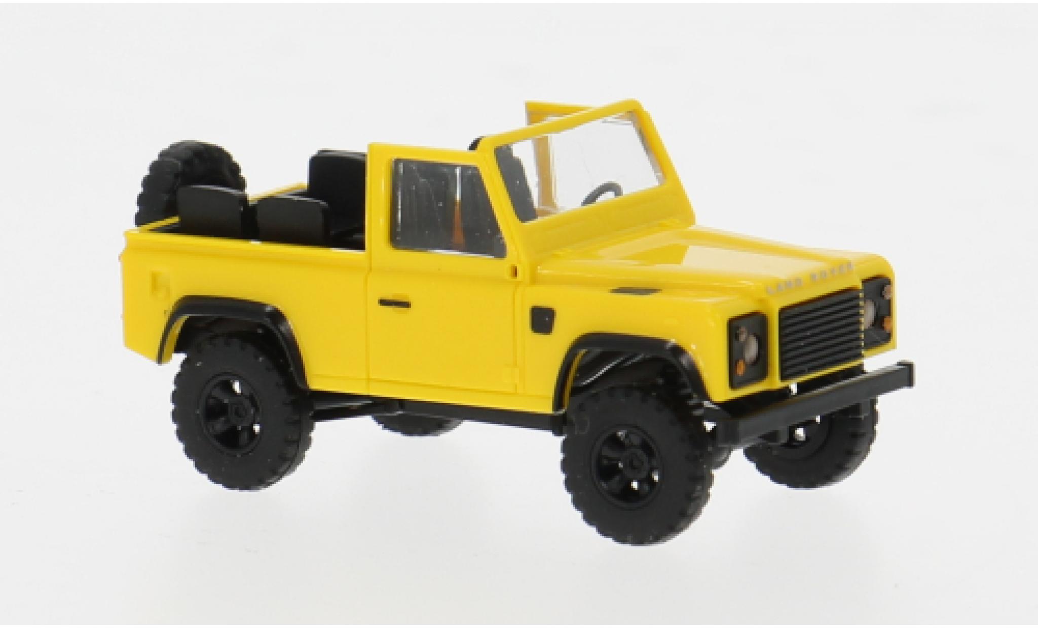 Land Rover Defender 1/87 Busch 90 gelb 1983 1:87 modellino in miniatura